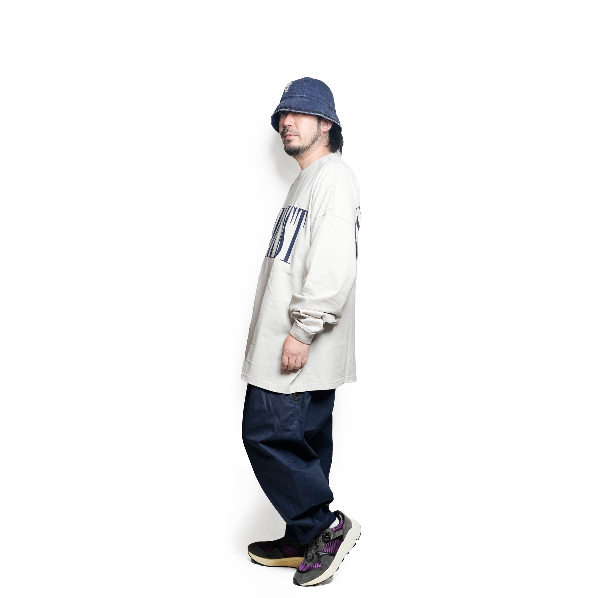 グラフィック tee L/S_2 | Color_Color: Beige | No__212_color: beige【UNTRACE_アントレース】