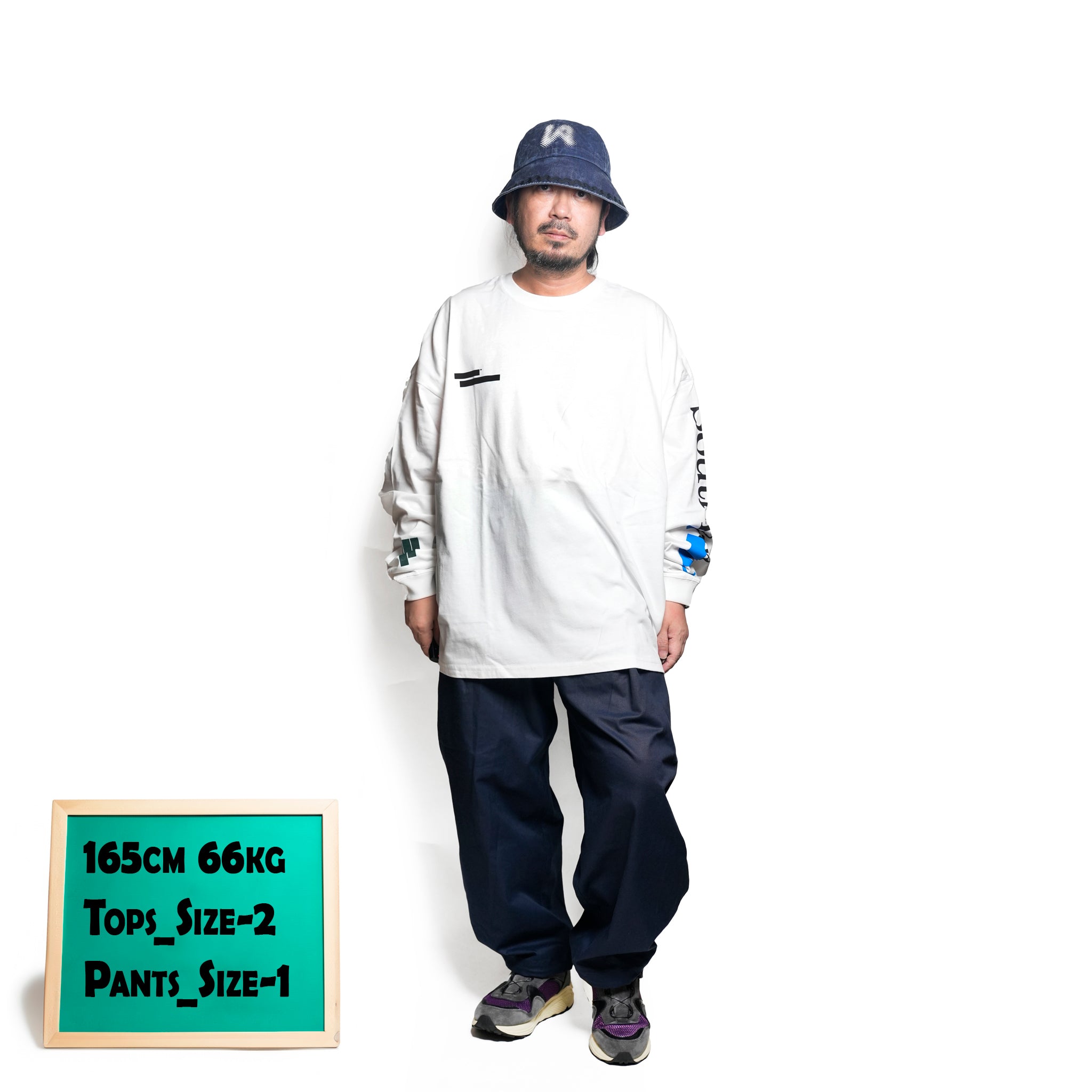 グラフィック tee L/S_1 | Color_Color: White | No__211_color: white【UNTRACE_アントレース】