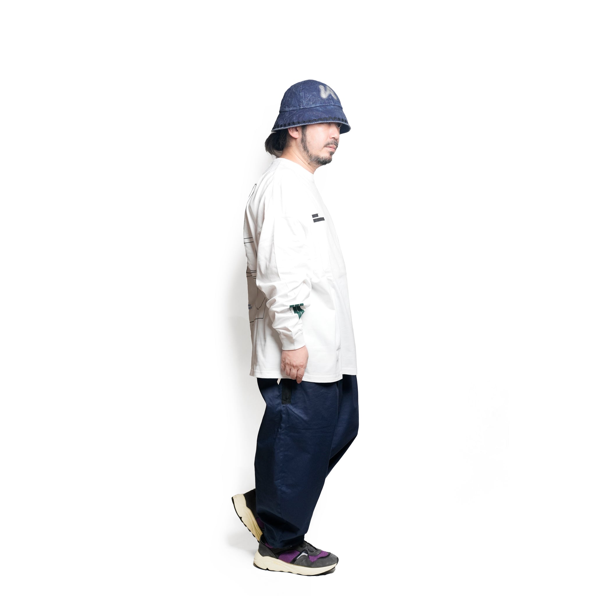 グラフィック tee L/S_1 | Color_Color: White | No__211_color: white【UNTRACE_アントレース】