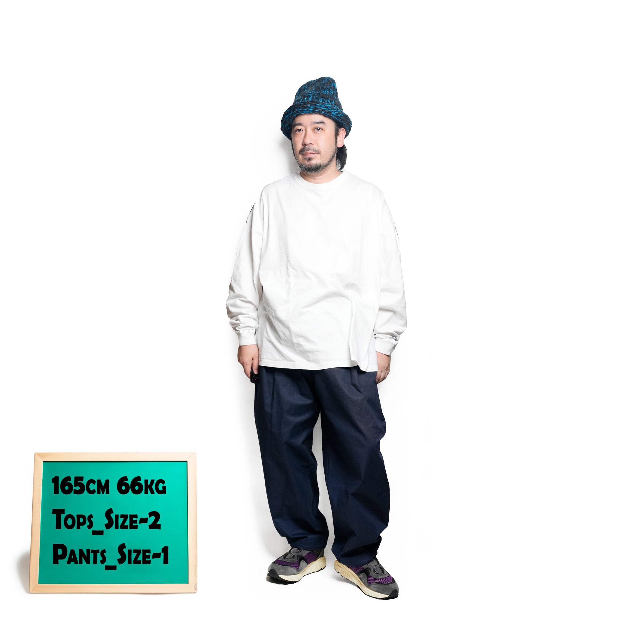 グラフィック tee L/S_7 | Color_Color: White X Gray | No__217_color: white x gray【UNTRACE_アントレース】