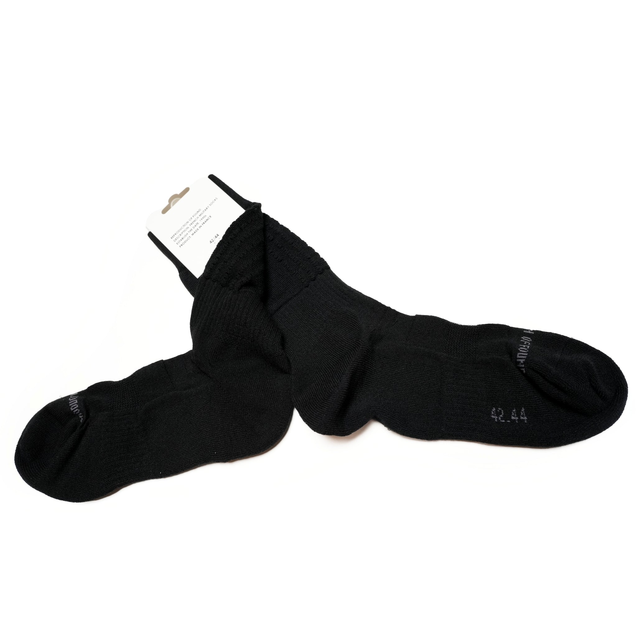 118729455i | FRENCH MILITARY SOCKS | Color:Black【REPRODUCTION OF FOUND_リプロダクションオブファウンド】【ネコポス選択可能】