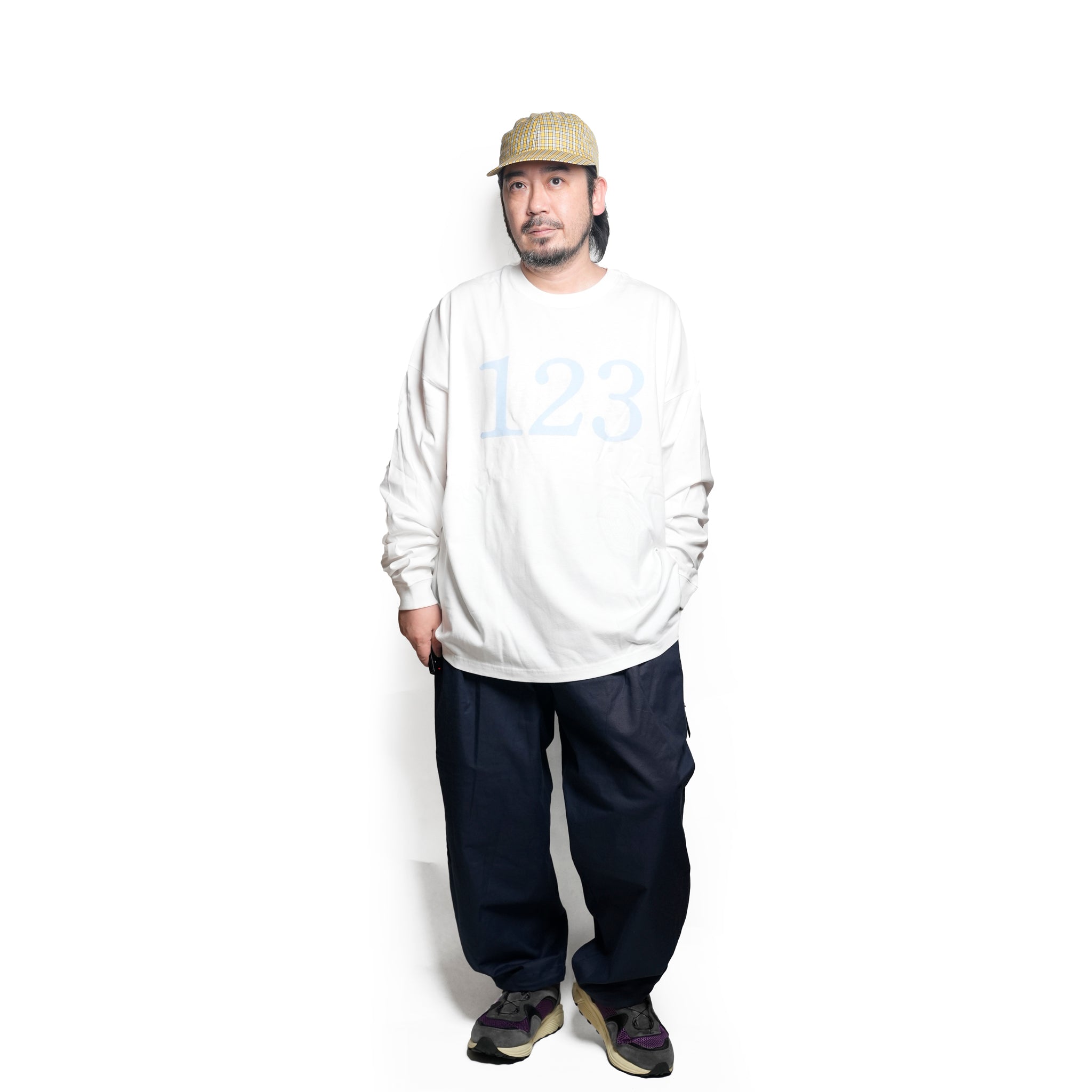グラフィック tee L/S_6 | Color_Color: White | No__216_color: white【UNTRACE_アントレース】