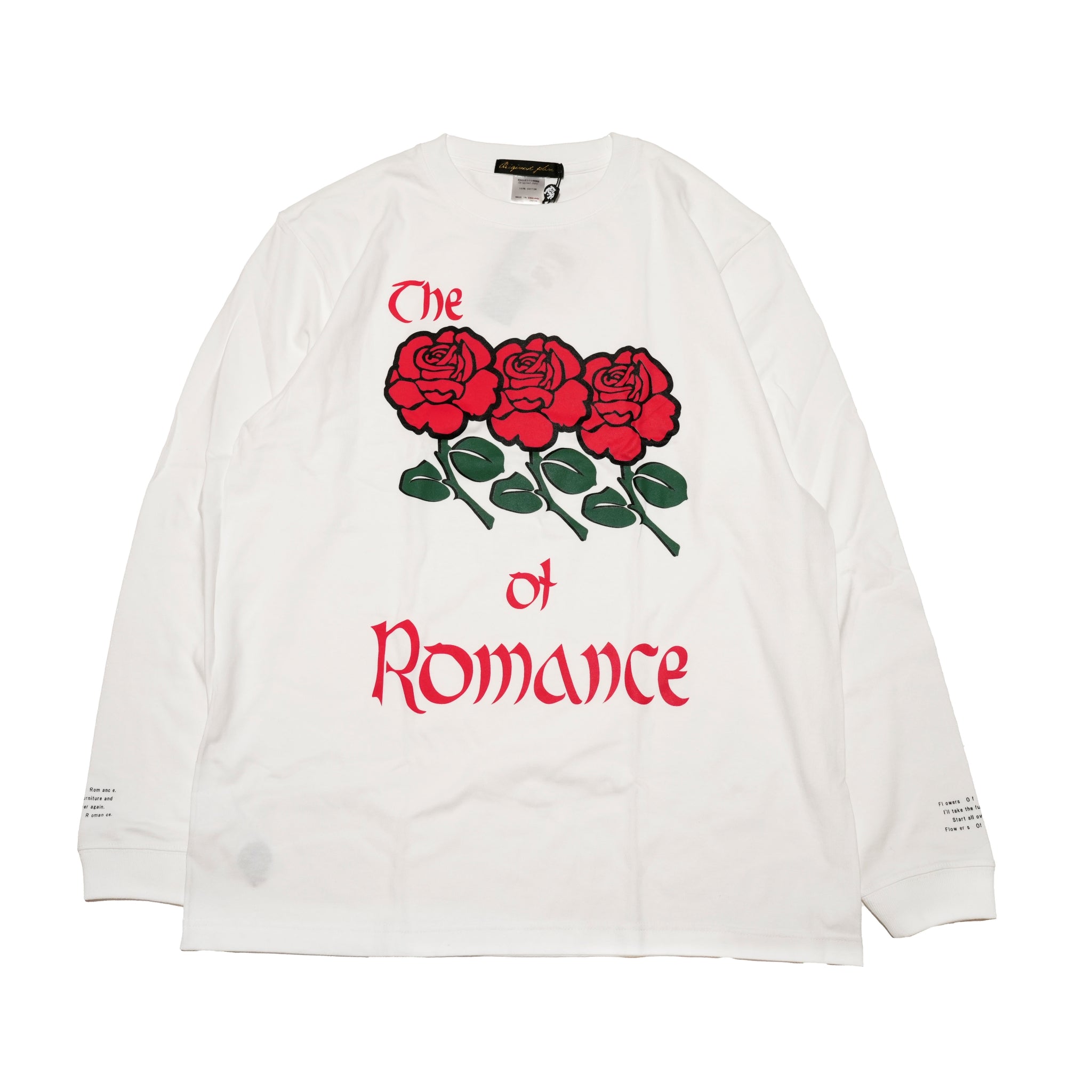 24-3-ct05 | FLOWERS OF ROMANCE L/S WHITE【ORIGINAL JOHN_オリジナルジョン】