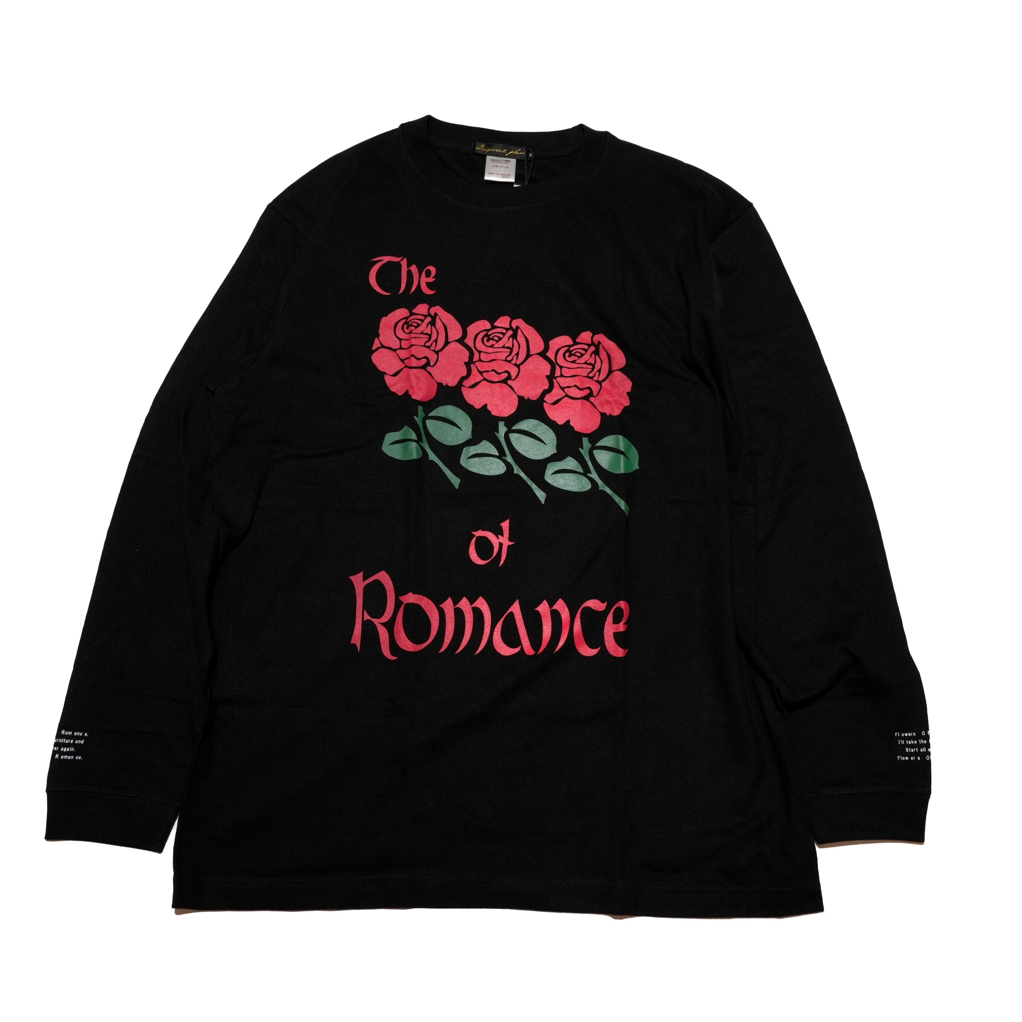24-3-ct05 | FLOWERS OF ROMANCE L/S  BLACK【ORIGINAL JOHN_オリジナルジョン】【ネコポス選択可能】