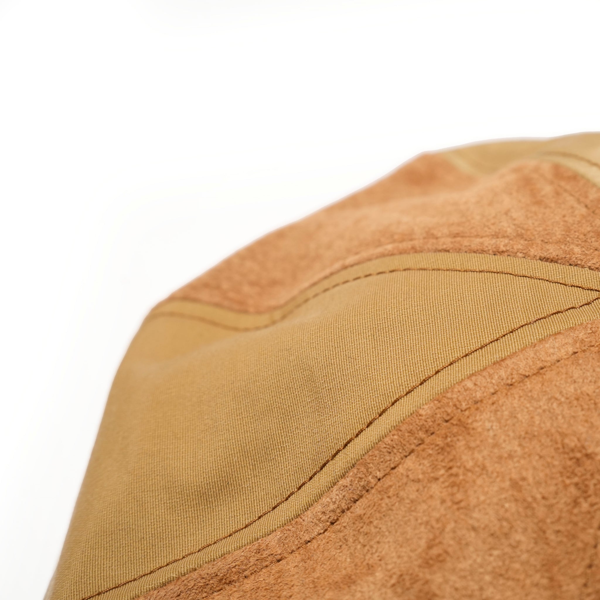 IA-24-103_BROWN | 8Panel Combi Beret | Color:Brown【INDIETRO ASSOCIATION_インディエトロアソシエーション】