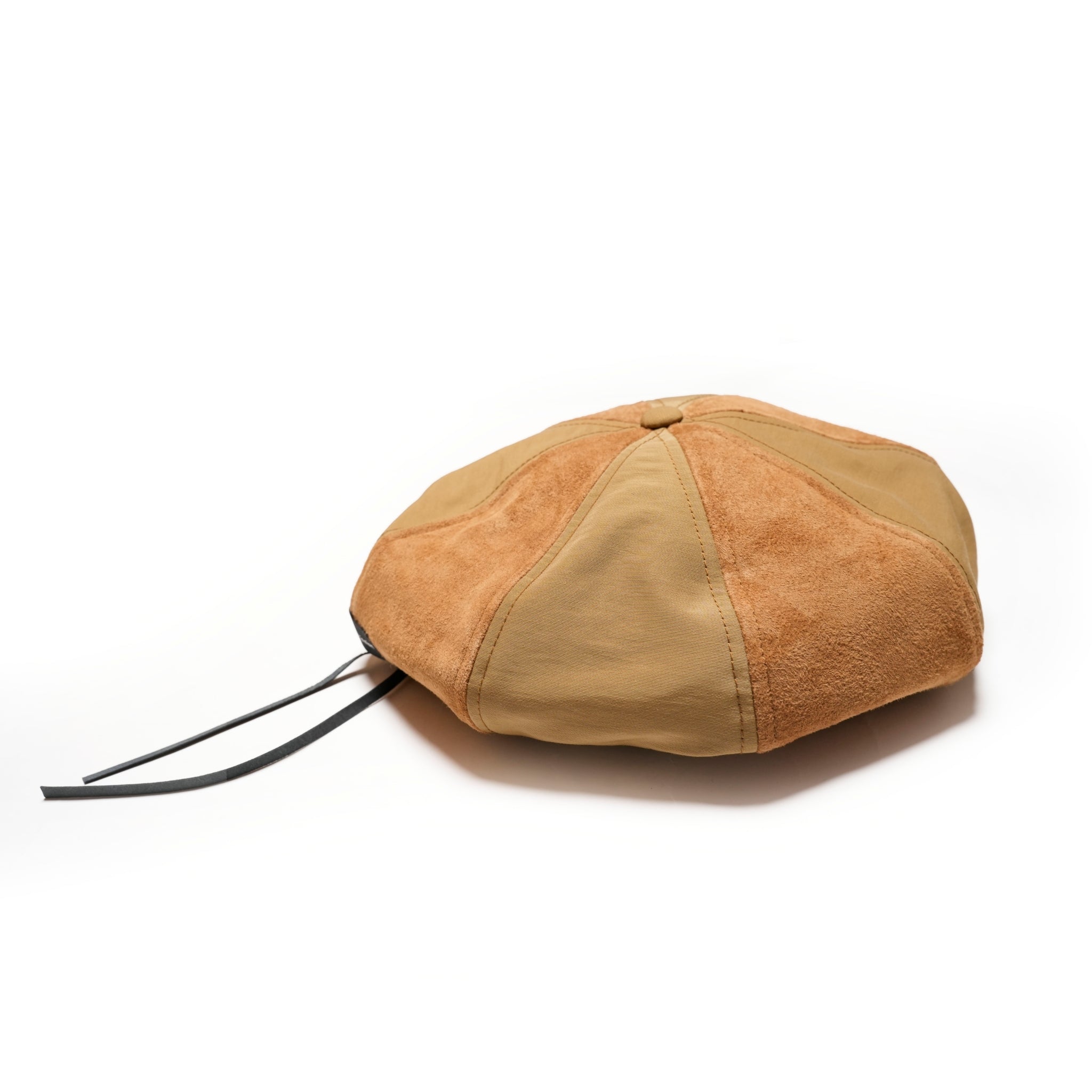 IA-24-103_BROWN | 8Panel Combi Beret | Color:Brown【INDIETRO ASSOCIATION_インディエトロアソシエーション】