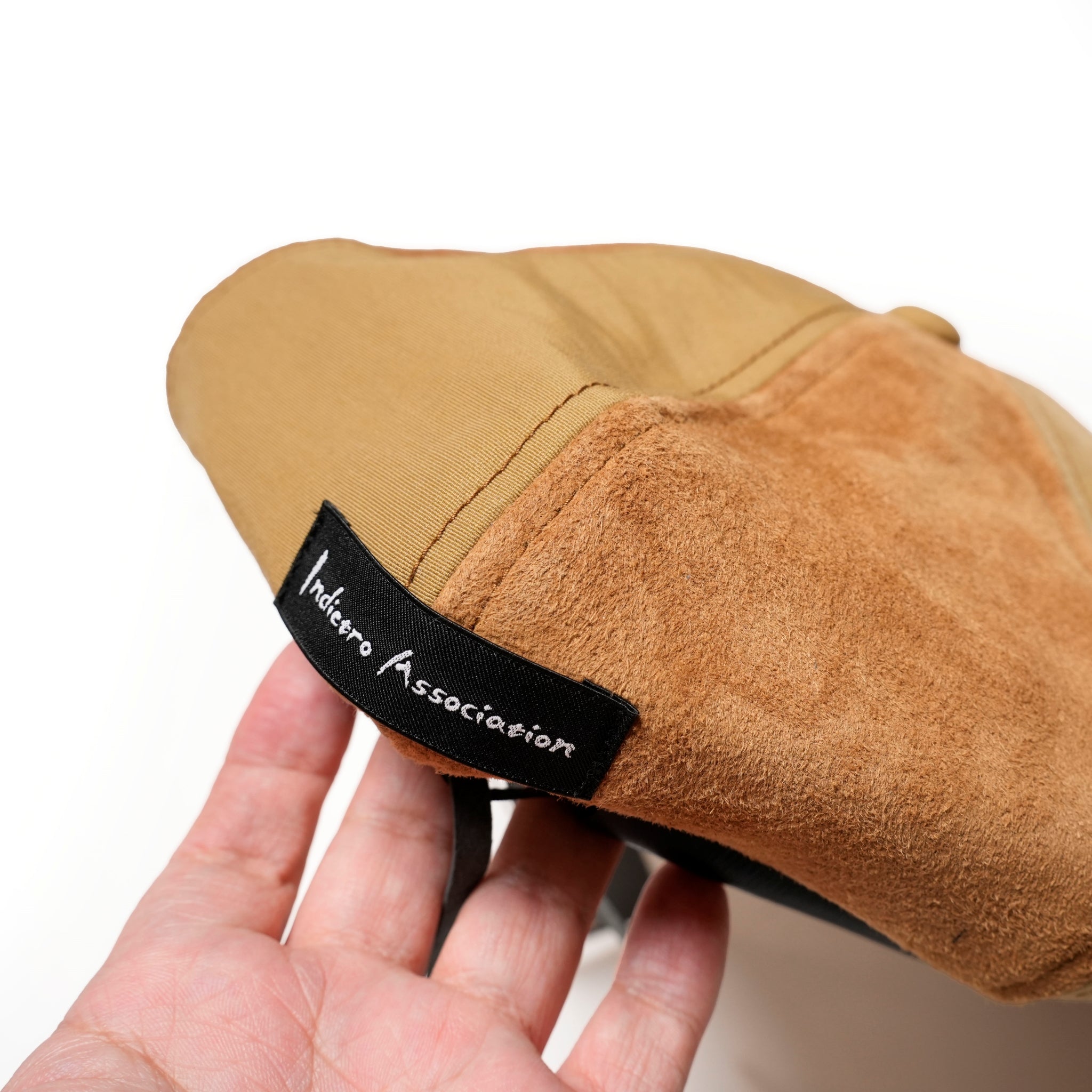 IA-24-103_BROWN | 8Panel Combi Beret | Color:Brown【INDIETRO ASSOCIATION_インディエトロアソシエーション】