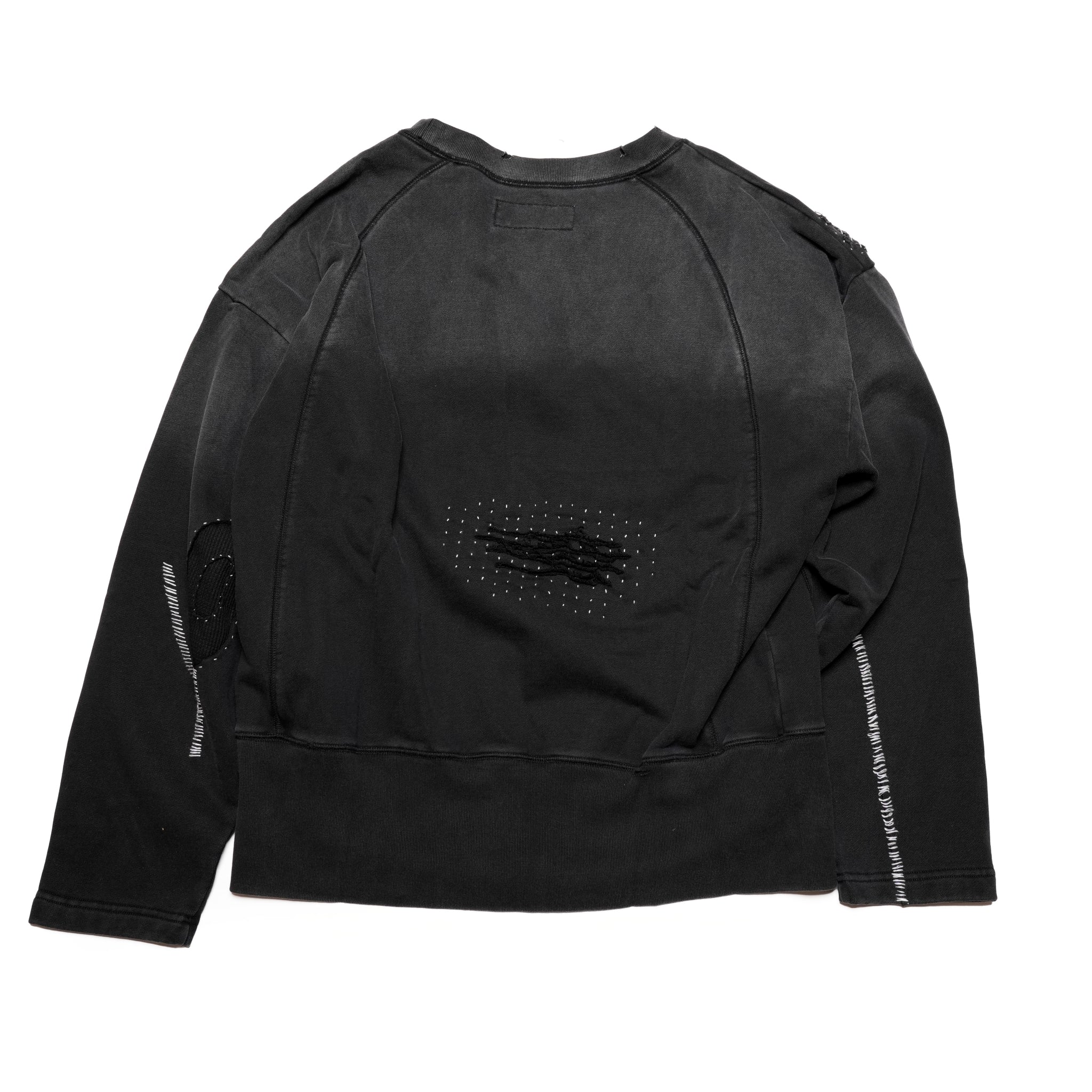 Pla24awt01-1_Washed black | Mickey vitage crewneck | Color:Washed Black【PLATEAU STUDIO_プラトー スタジオ】【archive】