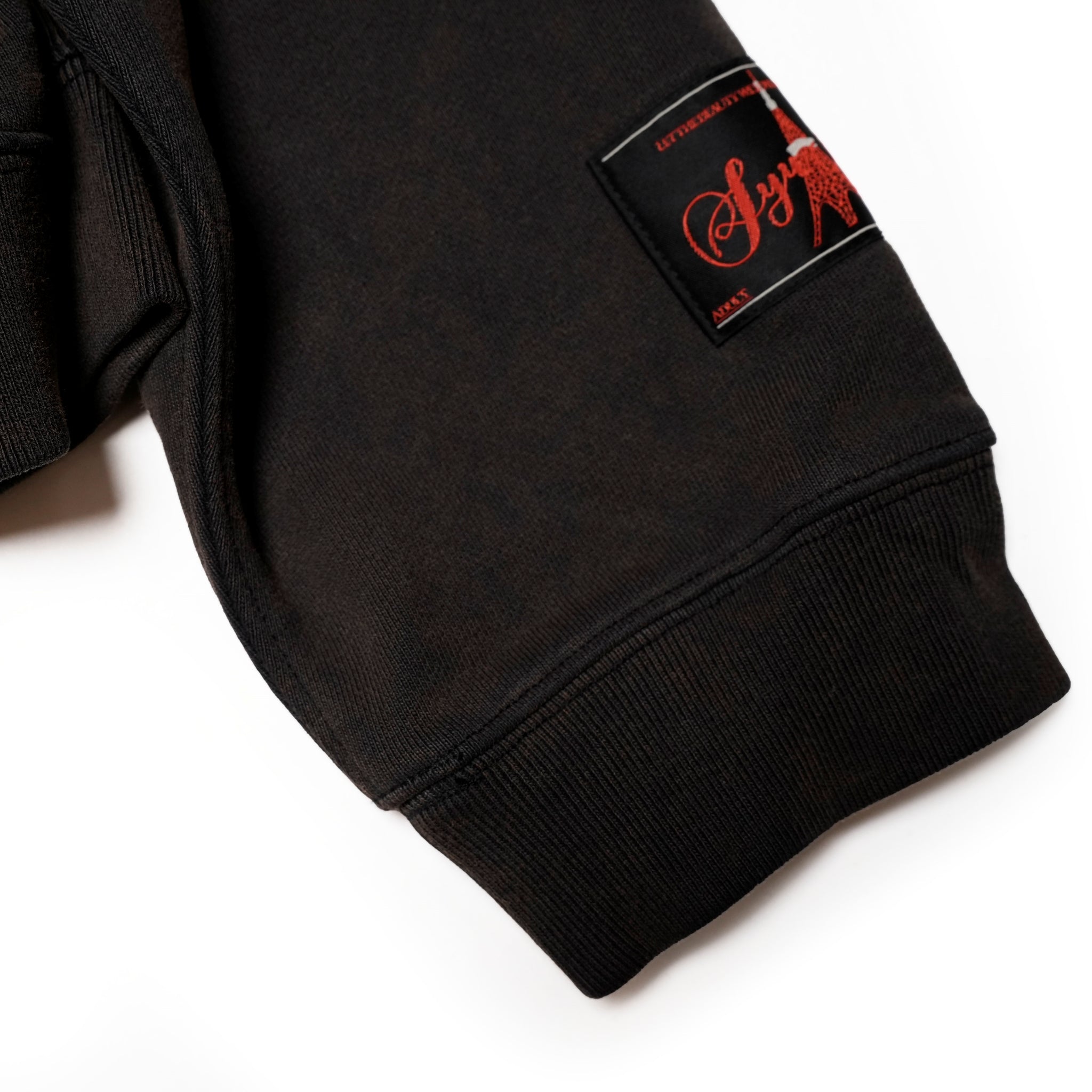 Pla24awcol2-1_washed black | x SYU.Man illustrator hoodie | Color:Washed Black【PLATEAU STUDIO_プラトー スタジオ】