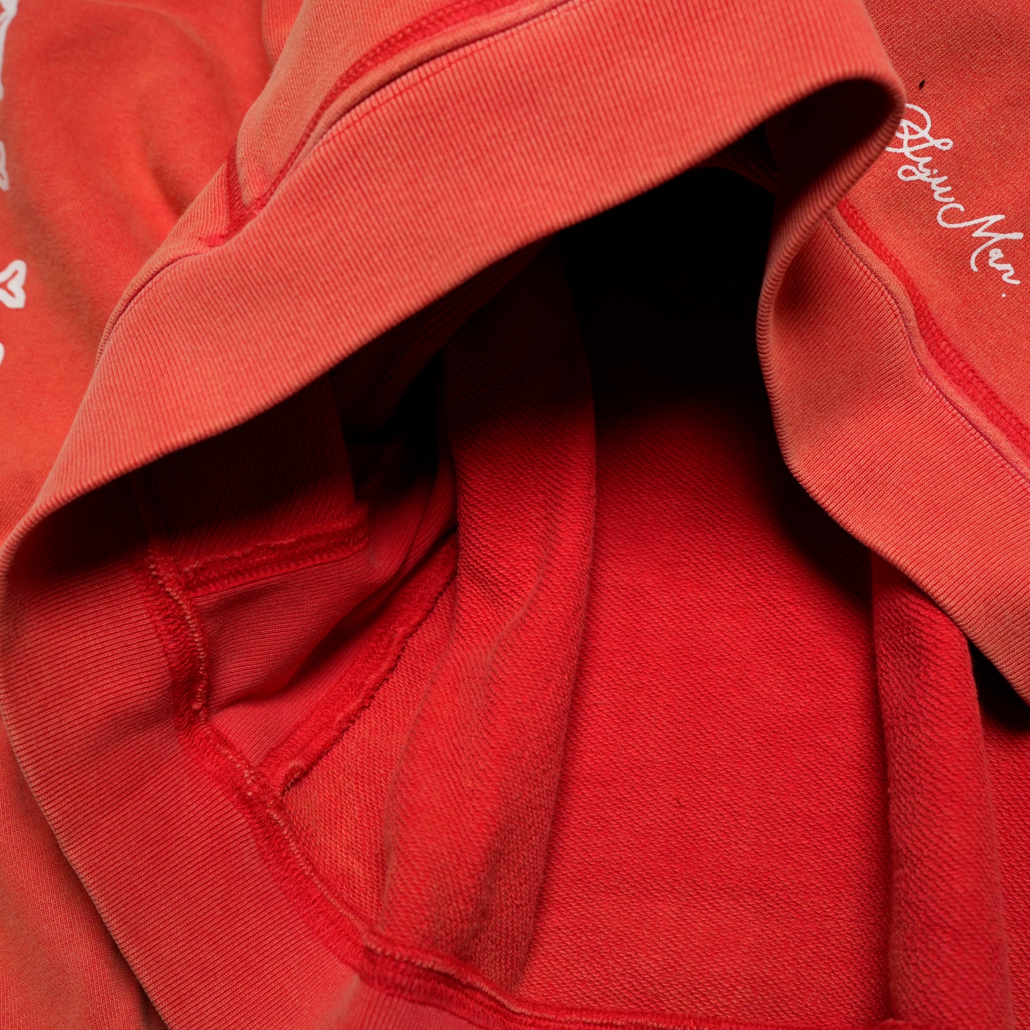 Pla24awcol2-2_washed red | x SYU.Man illustrator hoodie | Color:Washed Red【PLATEAU STUDIO_プラトー スタジオ】