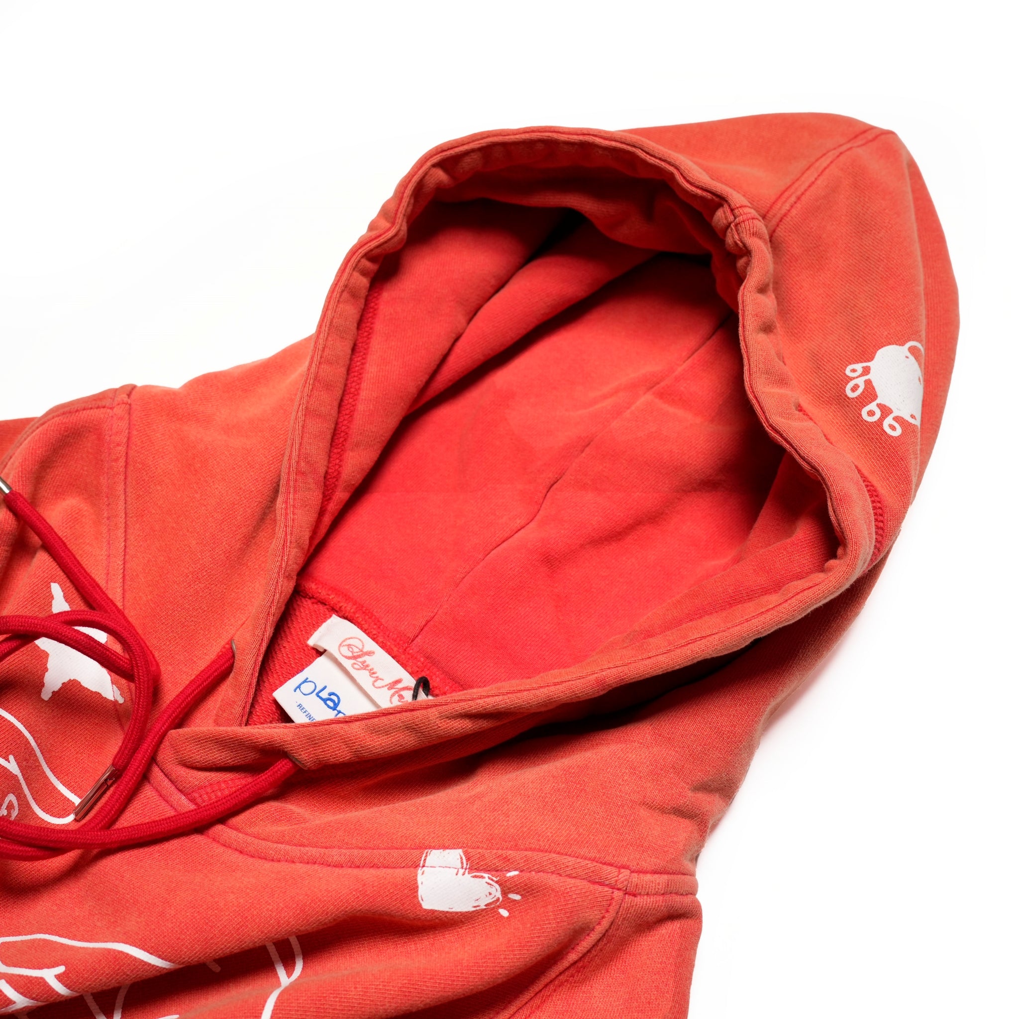 Pla24awcol2-2_washed red | x SYU.Man illustrator hoodie | Color:Washed Red【PLATEAU STUDIO_プラトー スタジオ】