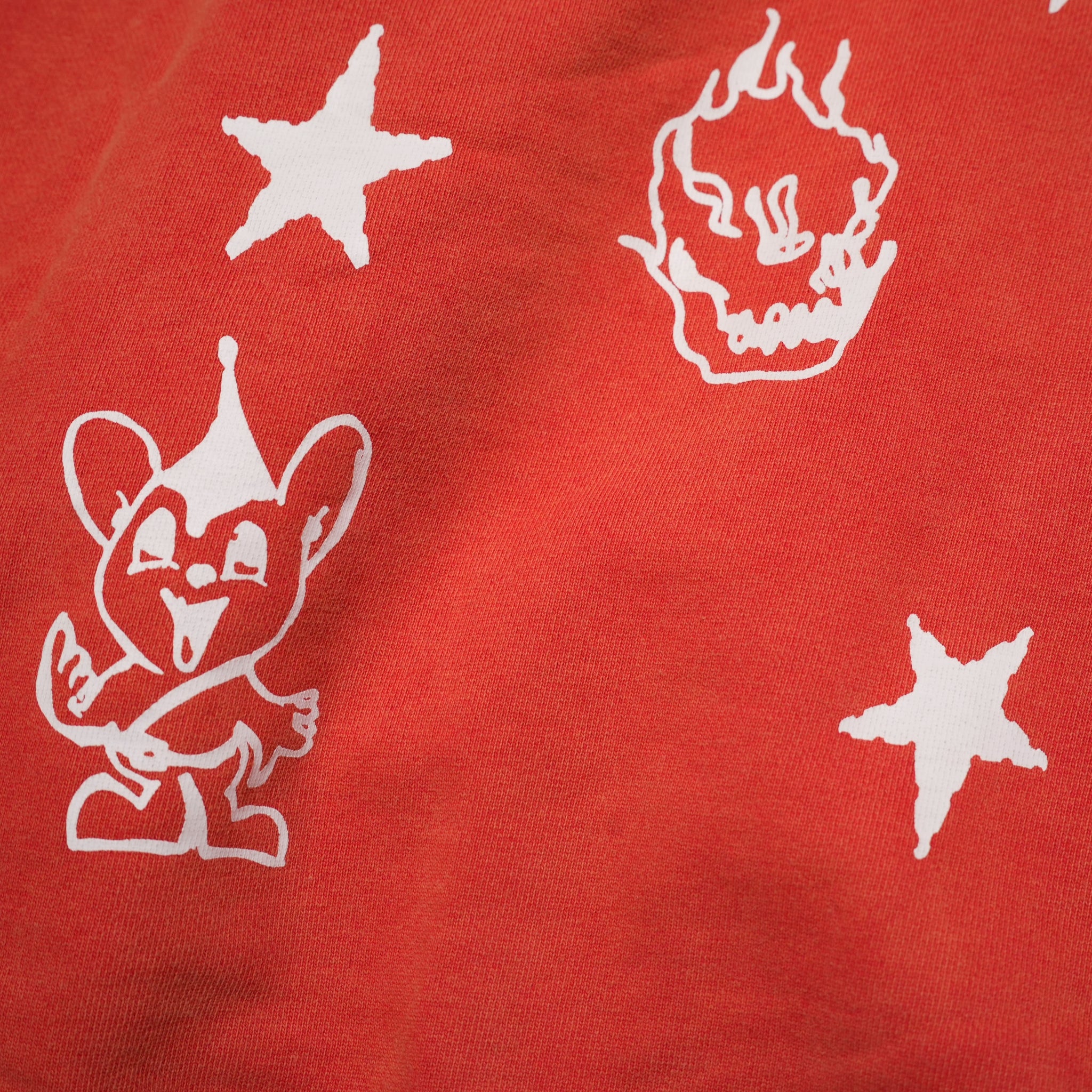 Pla24awcol2-2_washed red | x SYU.Man illustrator hoodie | Color:Washed Red【PLATEAU STUDIO_プラトー スタジオ】