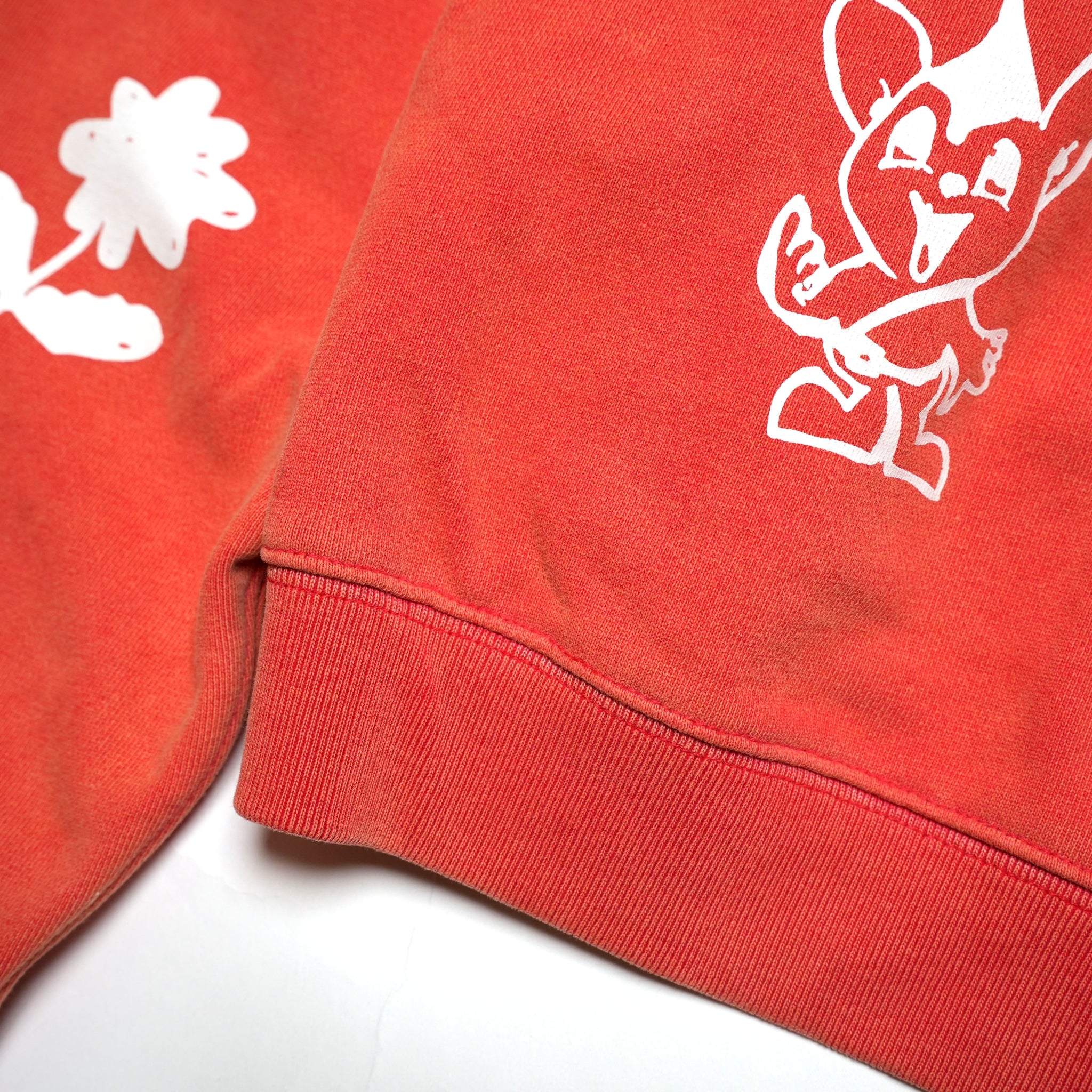 Pla24awcol2-2_washed red | x SYU.Man illustrator hoodie | Color:Washed Red【PLATEAU STUDIO_プラトー スタジオ】