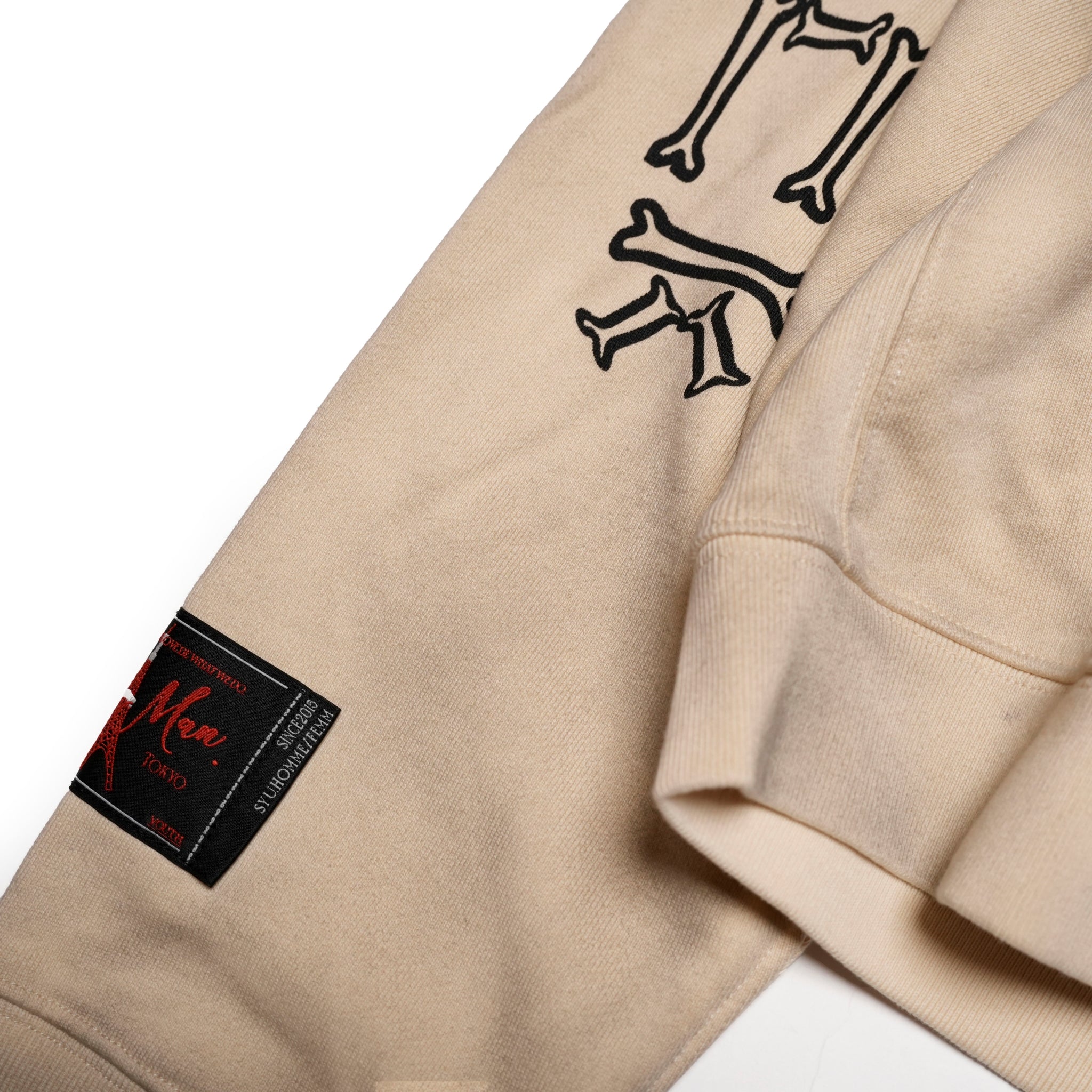 Pla24awcol2-2_dirty beige | x SYU.Man illustrator hoodie | Color:Dirty Beige【PLATEAU STUDIO_プラトー スタジオ】【archive】
