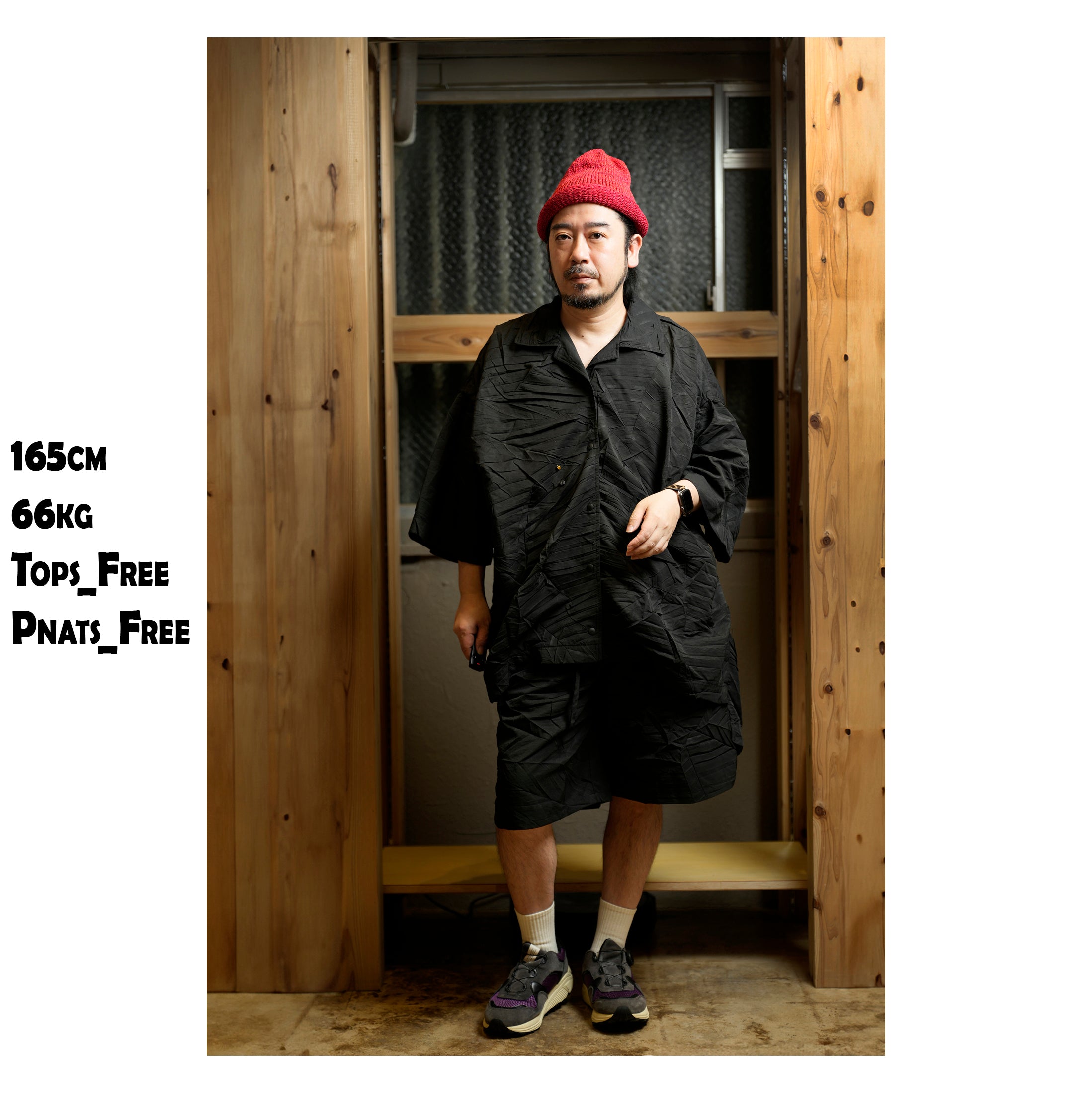 Seivson x (A)crypsis® Spring/Summer Stream Mark Shorts - BLACK | Size:Free【(A)CRYPSIS®】【SEIVSON_セイヴソン】
