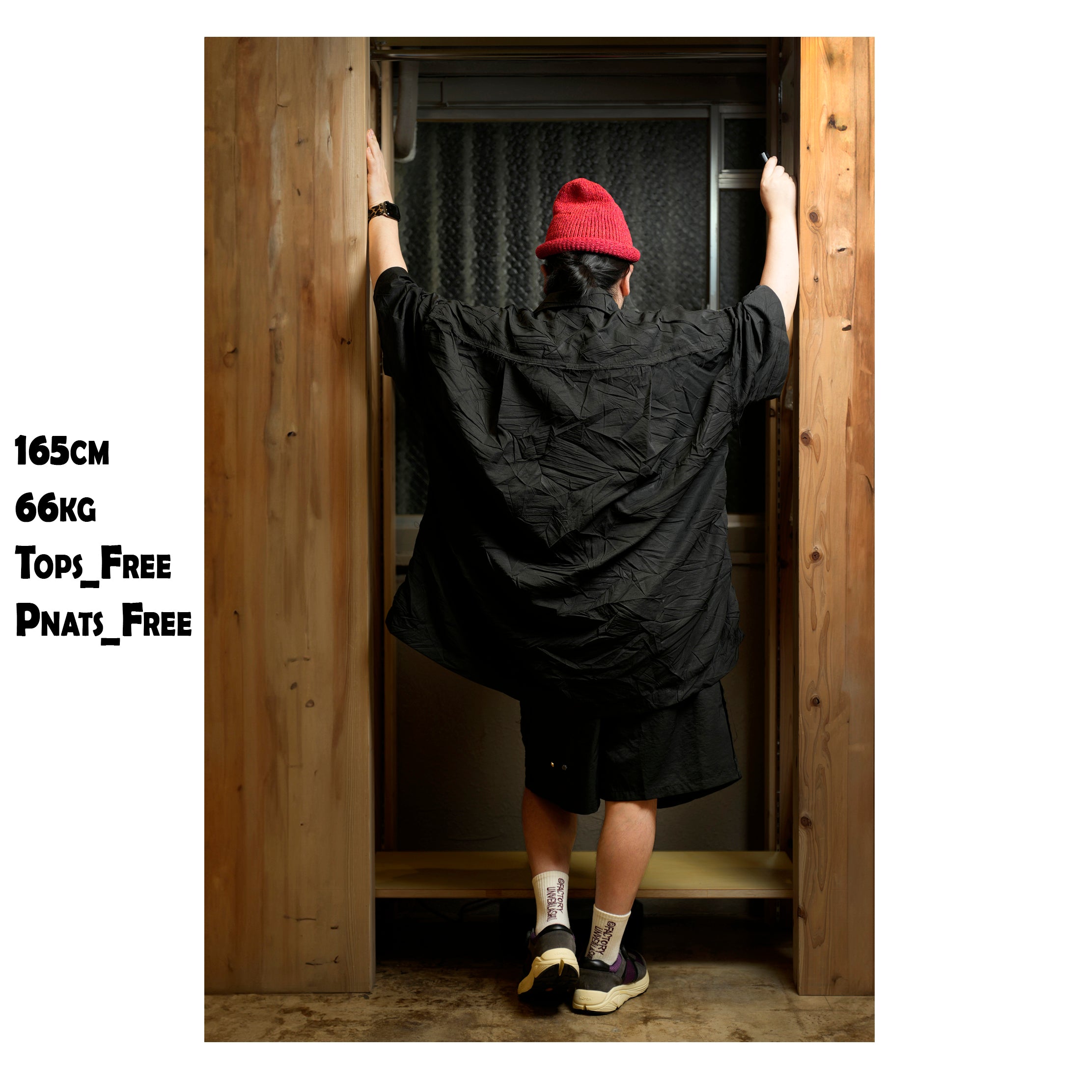Seivson x (A)crypsis® Spring/Summer Stream Mark Shorts - BLACK | Size:Free【(A)CRYPSIS®】【SEIVSON_セイヴソン】