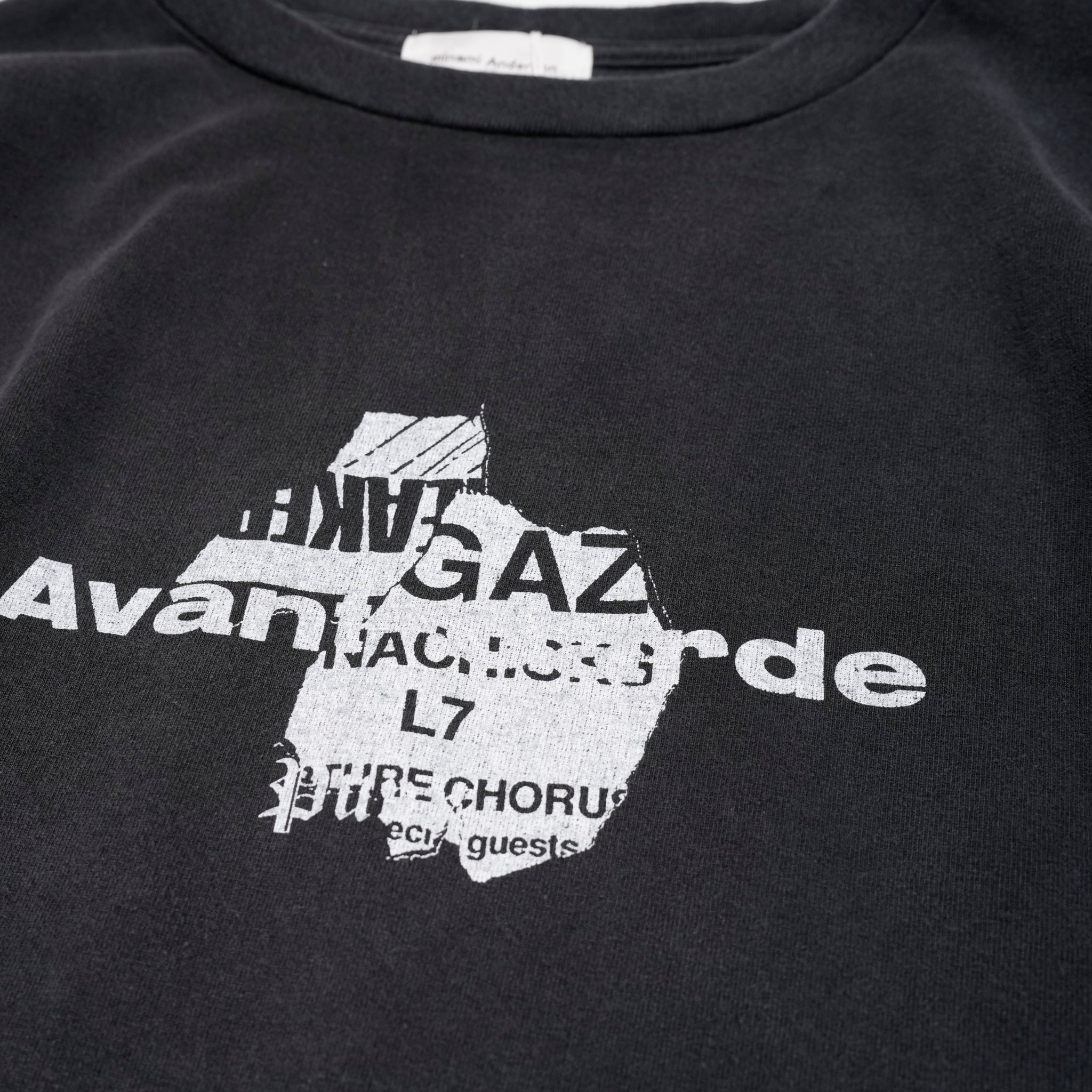 24#03-5A30-0_Black | AVANT-GARDE-ロンTEE | Color:Black【MINAMI ANDERSON_ミナミアンダーソン】