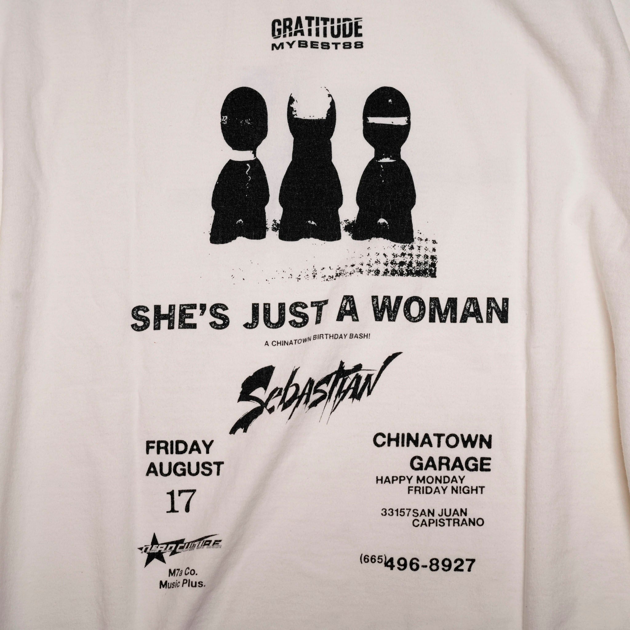 24#03-5A30-0_White | AVANT-GARDE-ロンTEE | Color:White【MINAMI ANDERSON_ミナミアンダーソン】