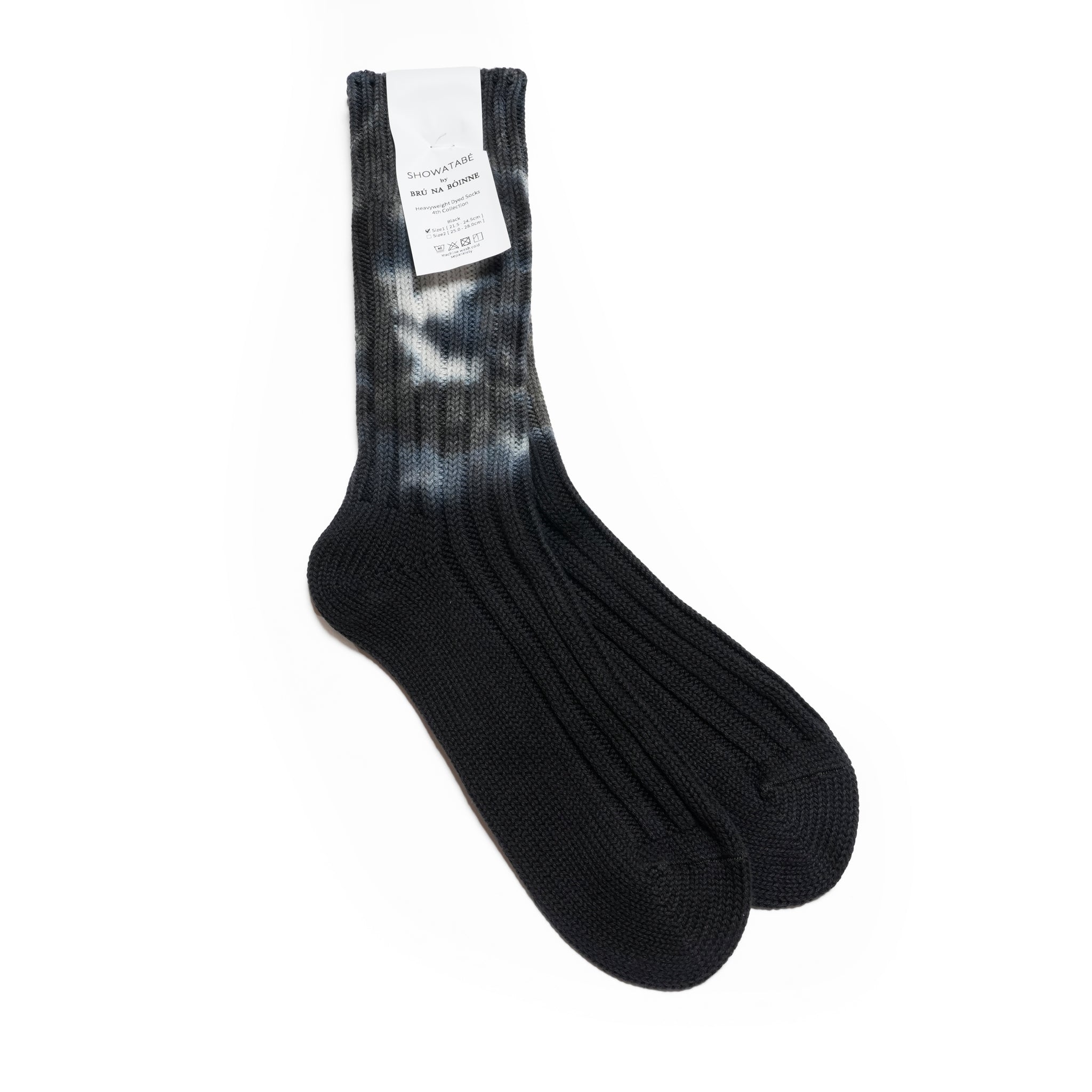 Heavyweight Dyed Socks | 4th Collection | Color:5 colors SW-27【DECKA QUALITY SOCKS_デカクオリティソックス】【SHOWATABÉ】【BRÚ NA BÓINNE】【ネコポス選択可能】
