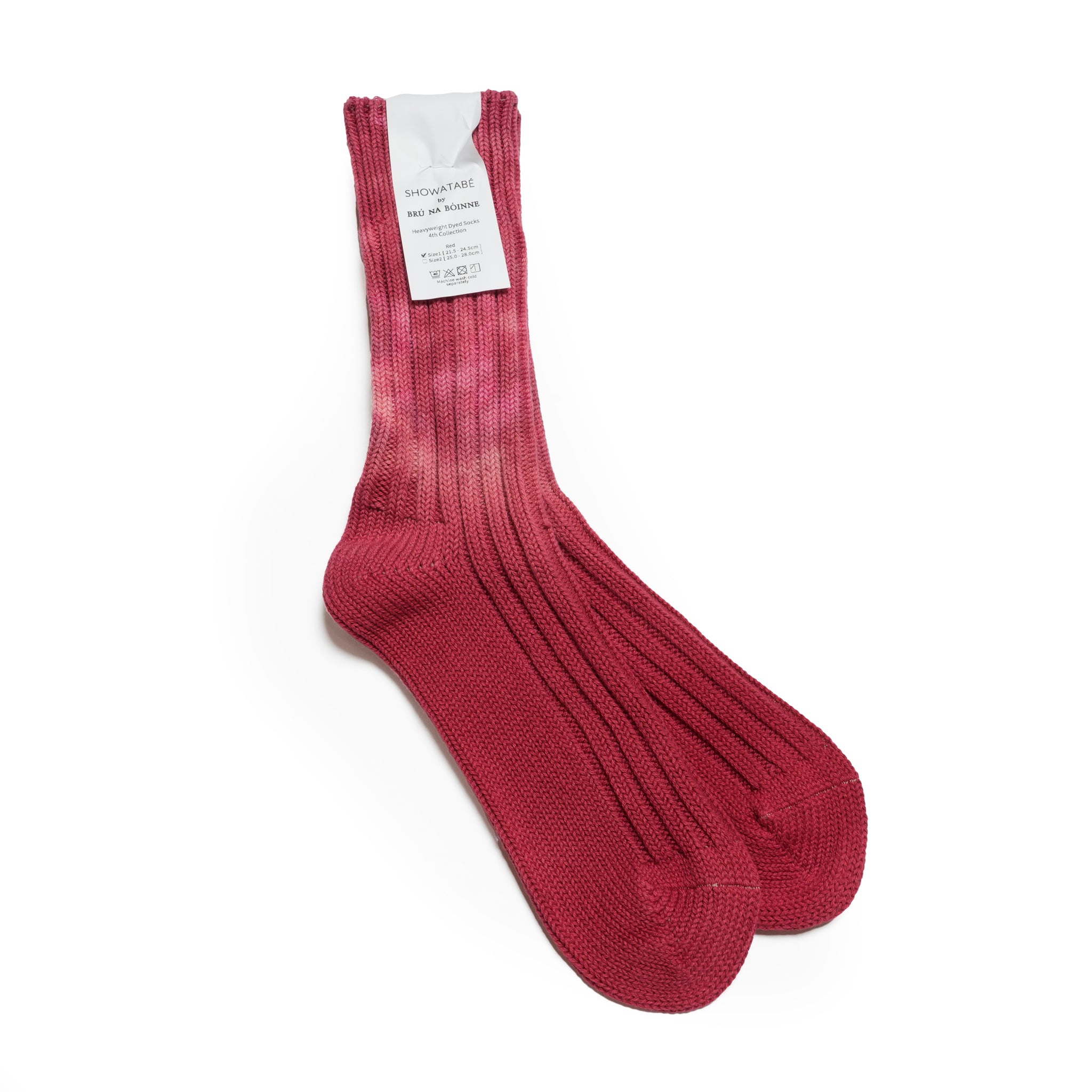 Heavyweight Dyed Socks | 4th Collection | Color:5 colors SW-27【DECKA QUALITY SOCKS_デカクオリティソックス】【SHOWATABÉ】【BRÚ NA BÓINNE】【ネコポス選択可能】
