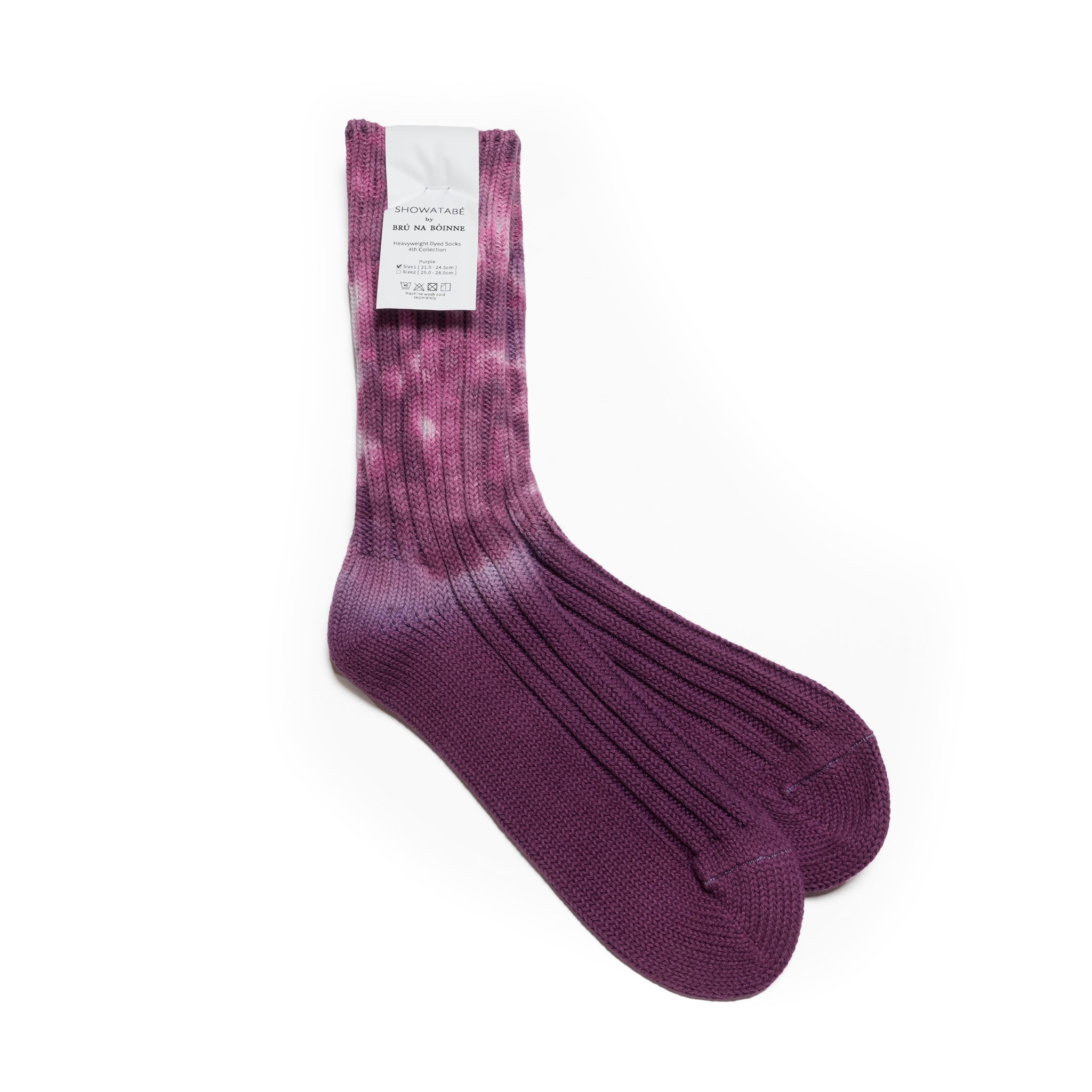 Heavyweight Dyed Socks | 4th Collection | Color:5 colors SW-27【DECKA QUALITY SOCKS_デカクオリティソックス】【SHOWATABÉ】【BRÚ NA BÓINNE】【ネコポス選択可能】
