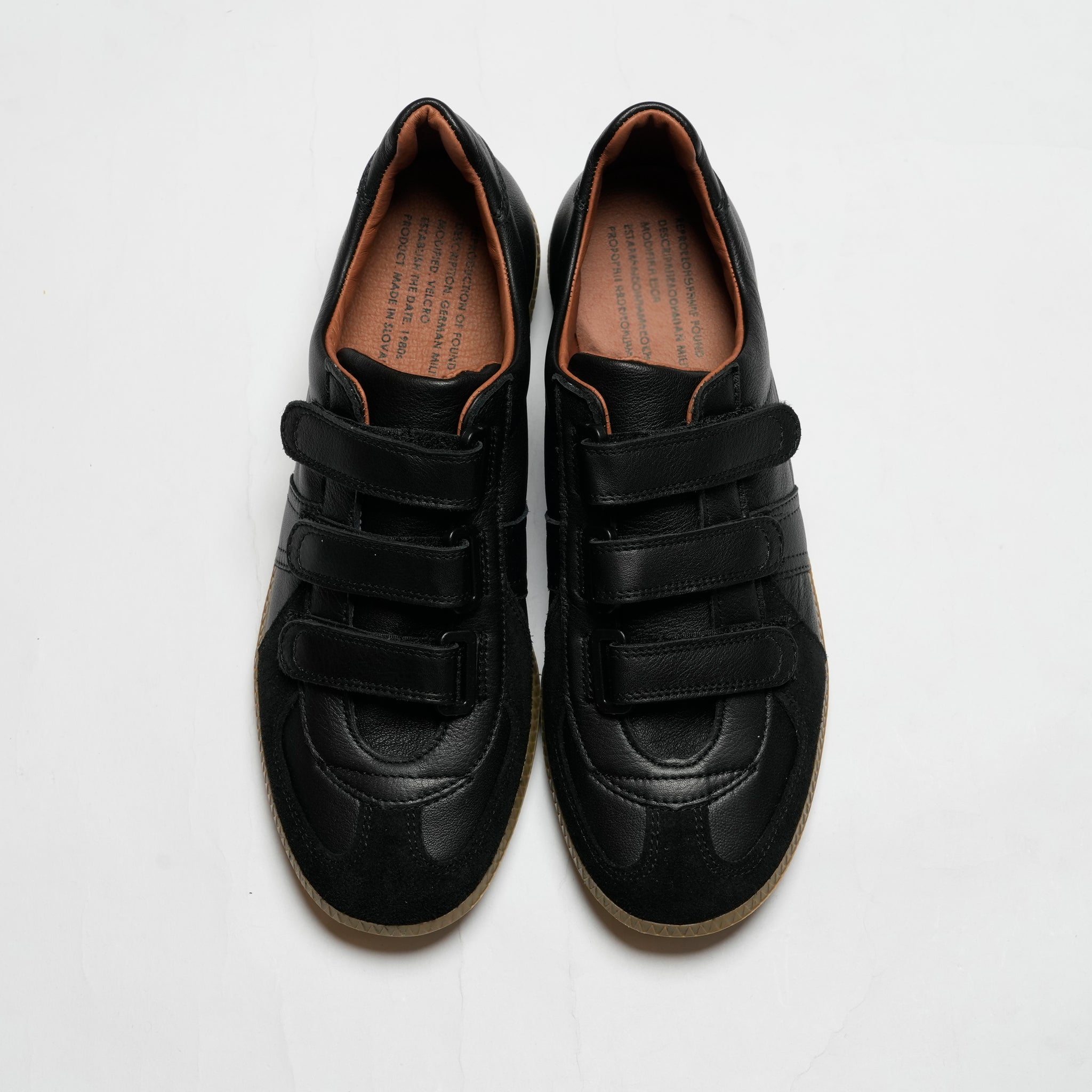 1703LD_Black | GERMAN MILITARY TRAINER | Color:Black【REPRODUCTION OF FOUND_リプロダクションオブファウンド】