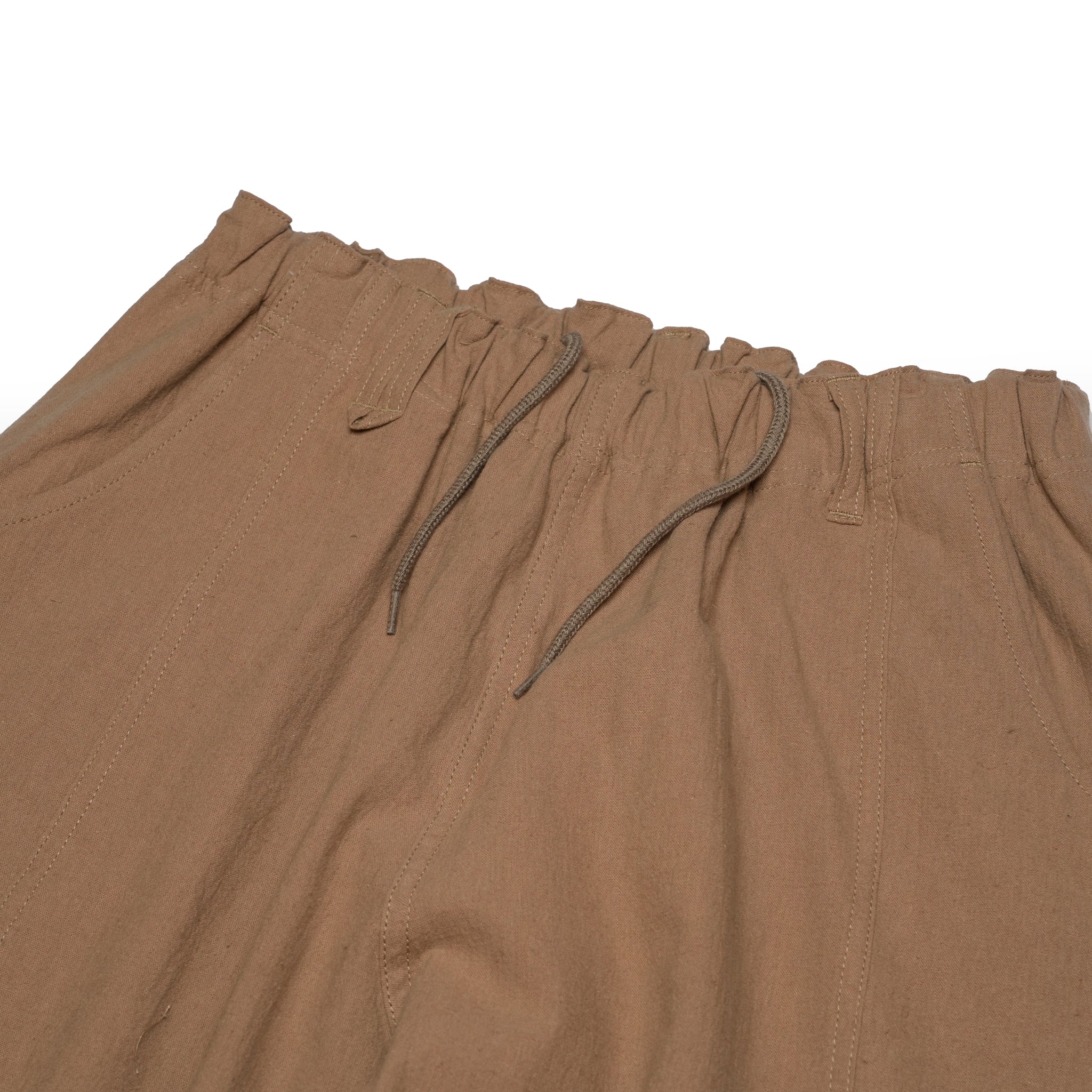 VOO-1223_Camel | LINEN BALLOON EZ | Color:Camel【VOO_ヴォー】