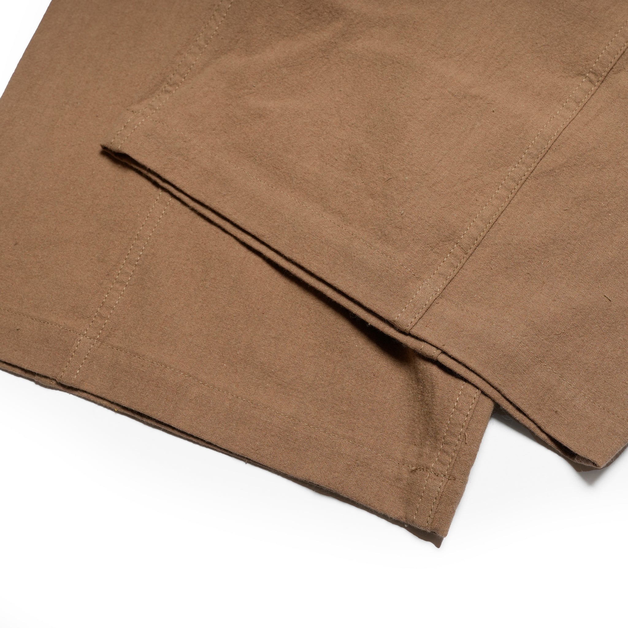 VOO-1223_Camel | LINEN BALLOON EZ | Color:Camel【VOO_ヴォー】