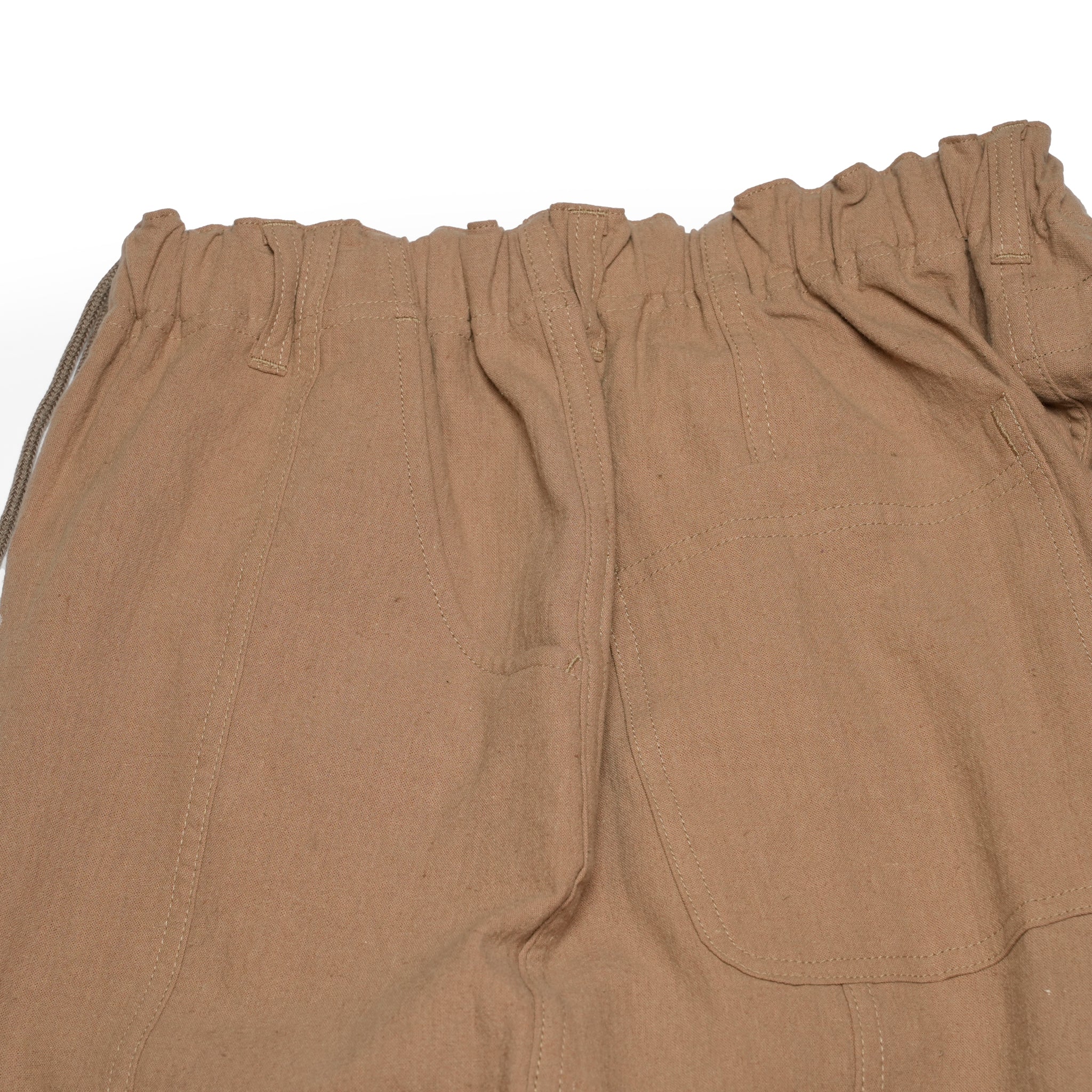 VOO-1223_Camel | LINEN BALLOON EZ | Color:Camel【VOO_ヴォー】