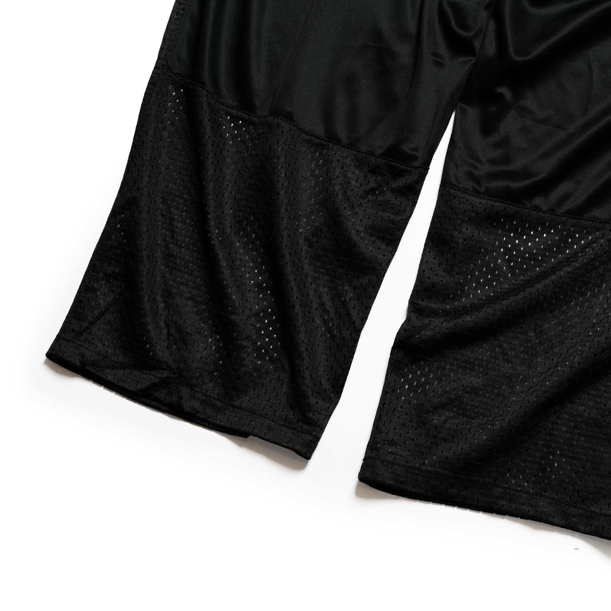 D-Knee Pants / Toned Heavy-Mock and Gym Mesh 100% Polyester | Color:Black | Size:M/L/XL | 【SMOKE T ONE_スモークトーン】【D-SPORT WEAR】