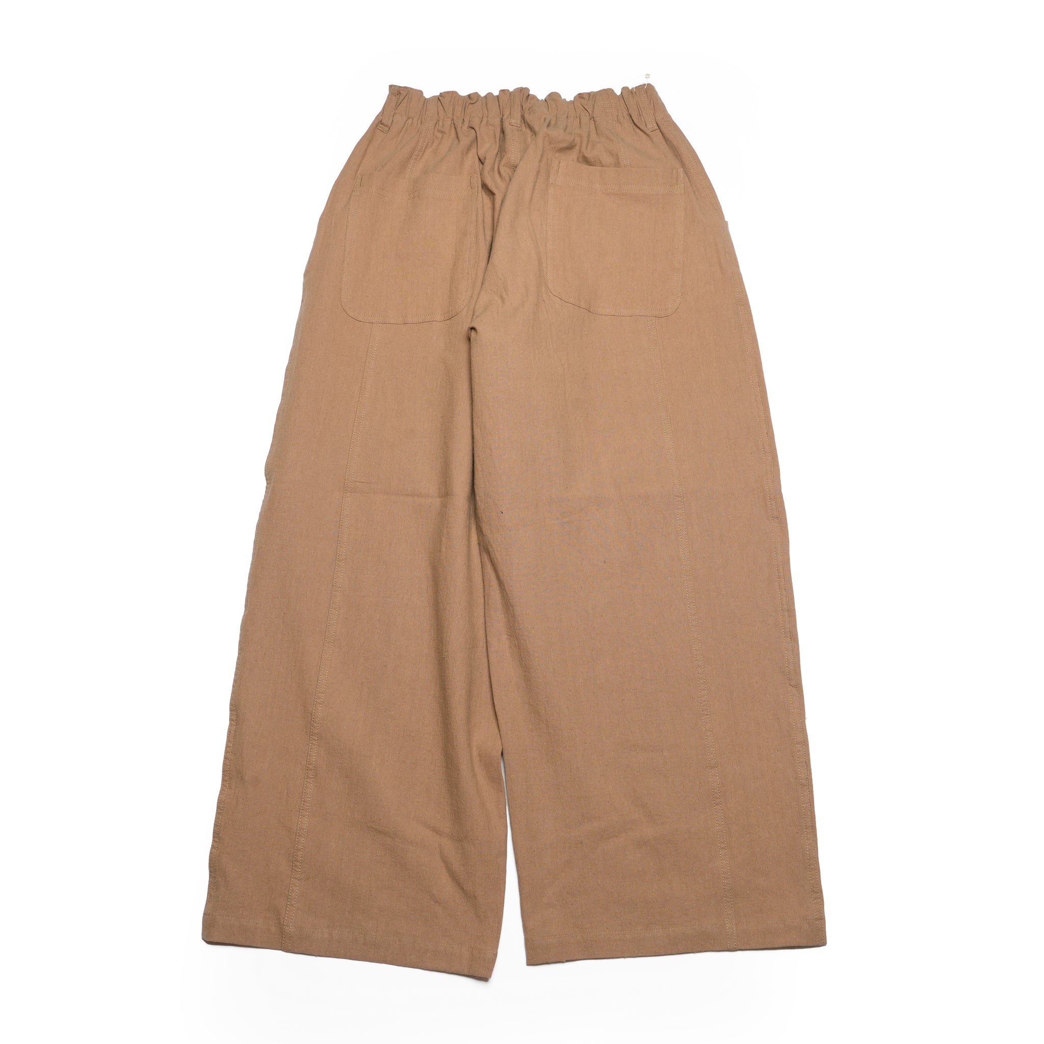 VOO-1223_Camel | LINEN BALLOON EZ | Color:Camel【VOO_ヴォー】
