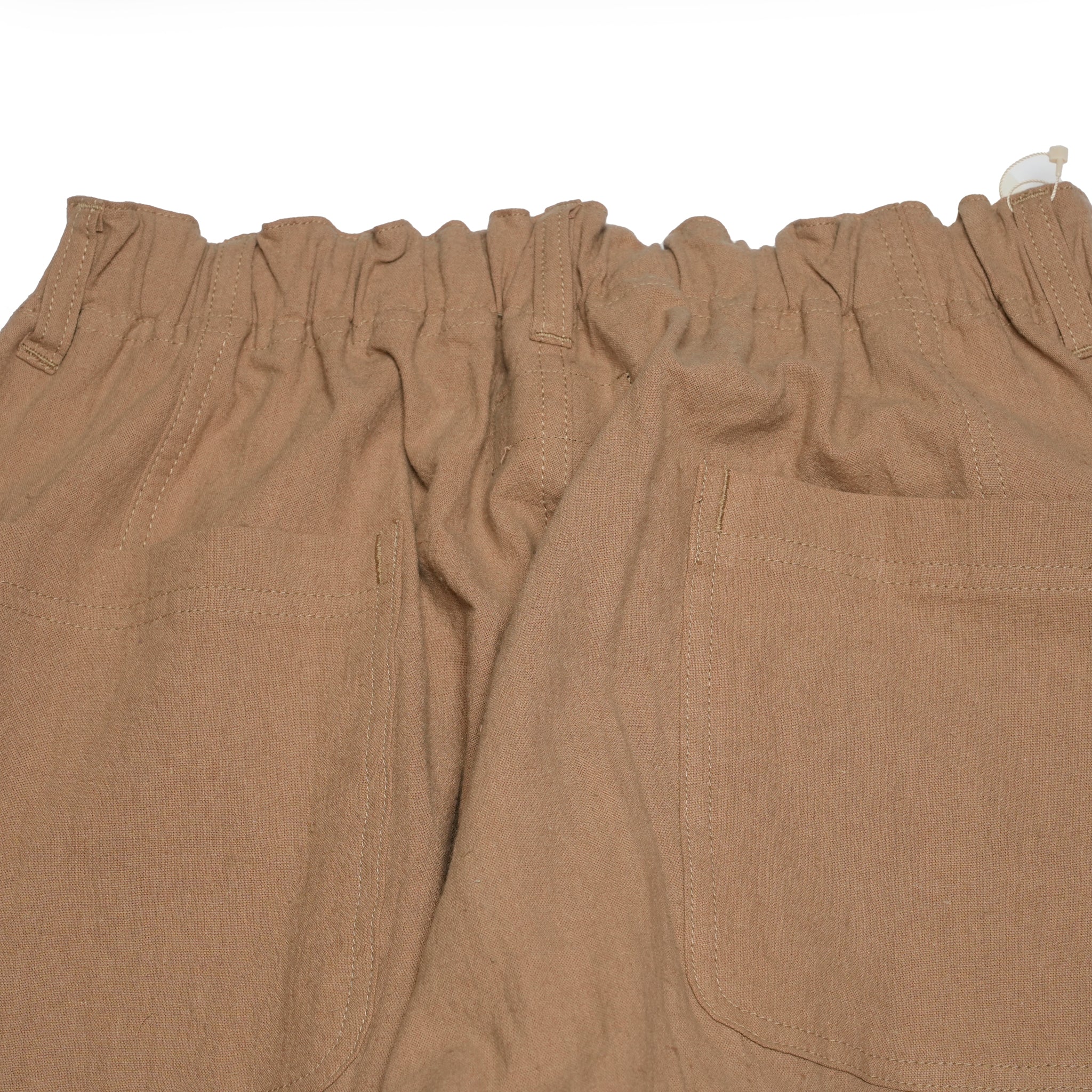 VOO-1223_Camel | LINEN BALLOON EZ | Color:Camel【VOO_ヴォー】