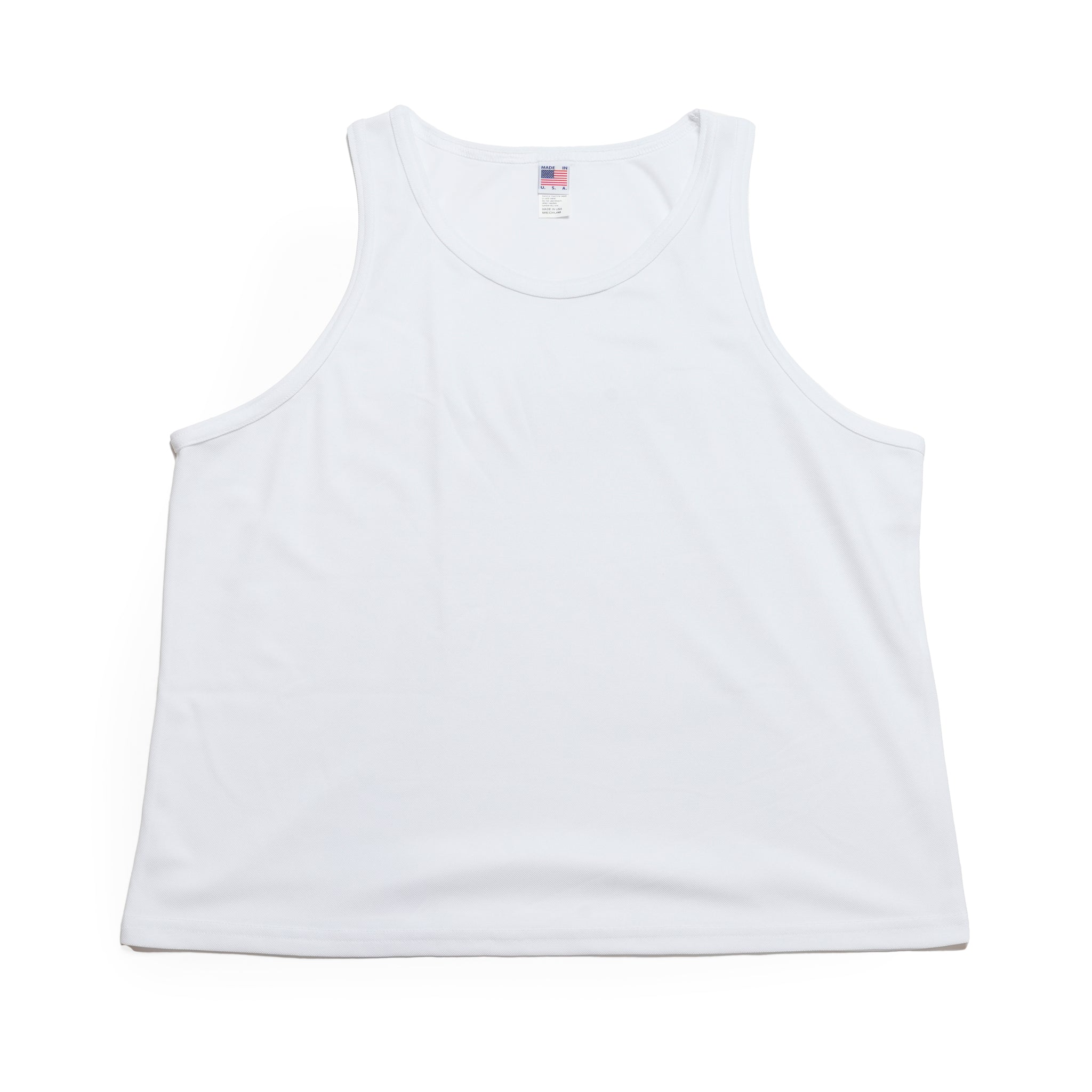 Dry Pique Tank Top 100% Polyester | Color:White/Black/Navy | Size:M/L | 【SMOKE T ONE_スモークトーン】【D-SPORT WEAR】【ネコポス選択可能】