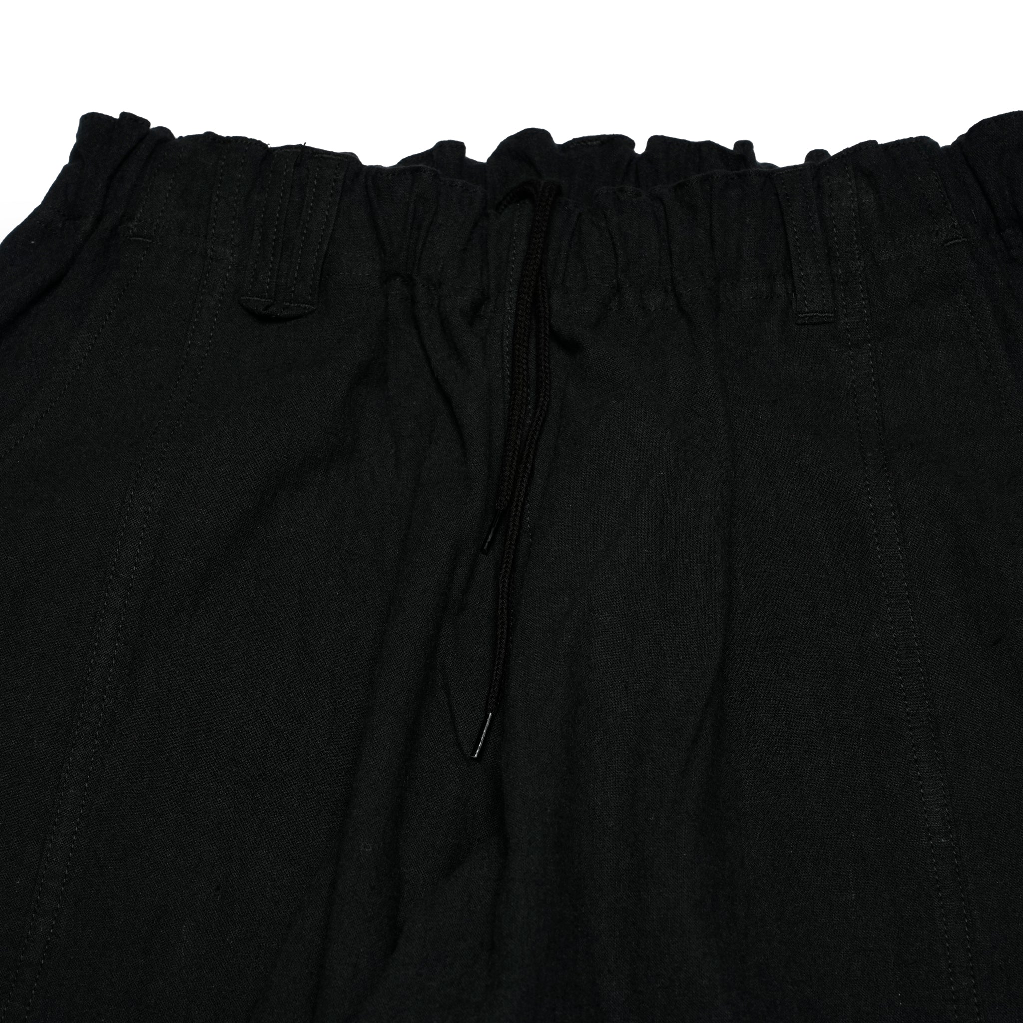 VOO-1223_Black | LINEN BALLOON EZ | Color:Black【VOO_ヴォー】【archive】