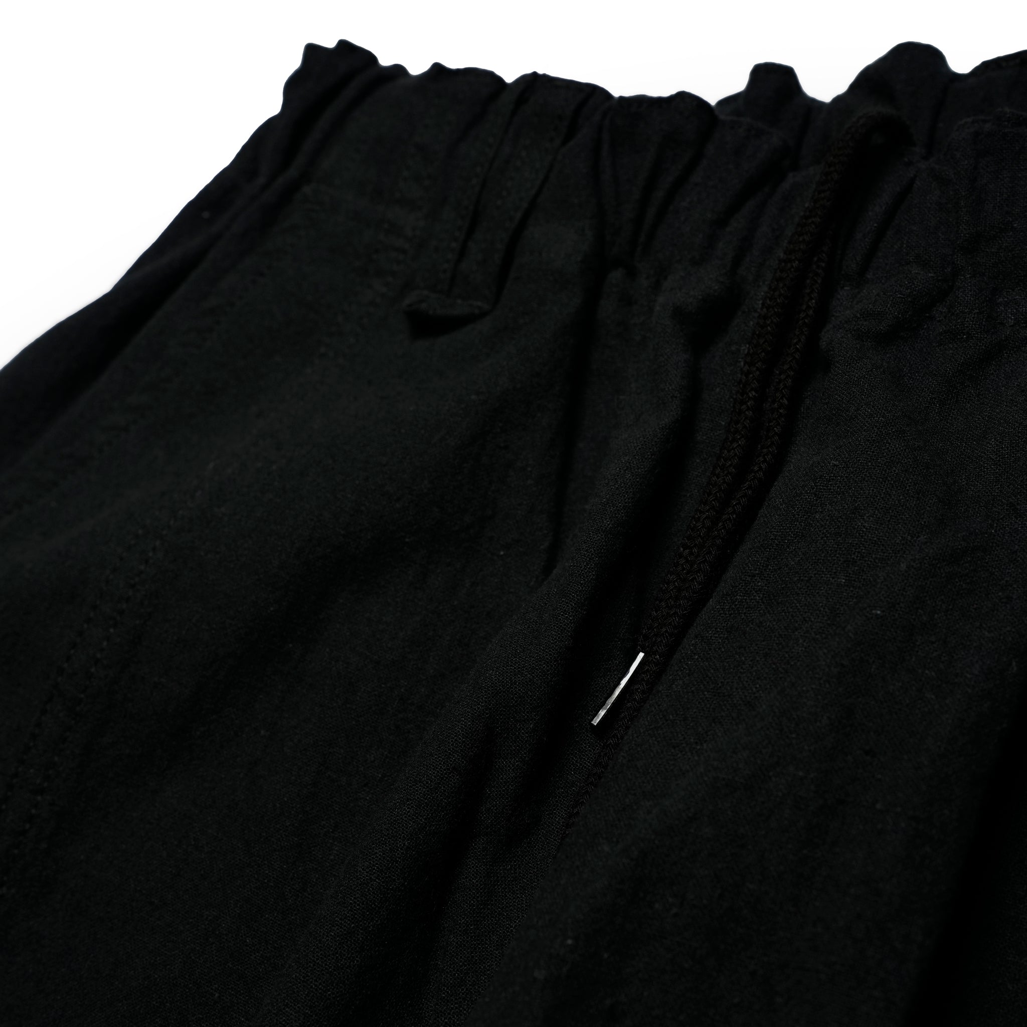 VOO-1223_Black | LINEN BALLOON EZ | Color:Black【VOO_ヴォー】【archive】
