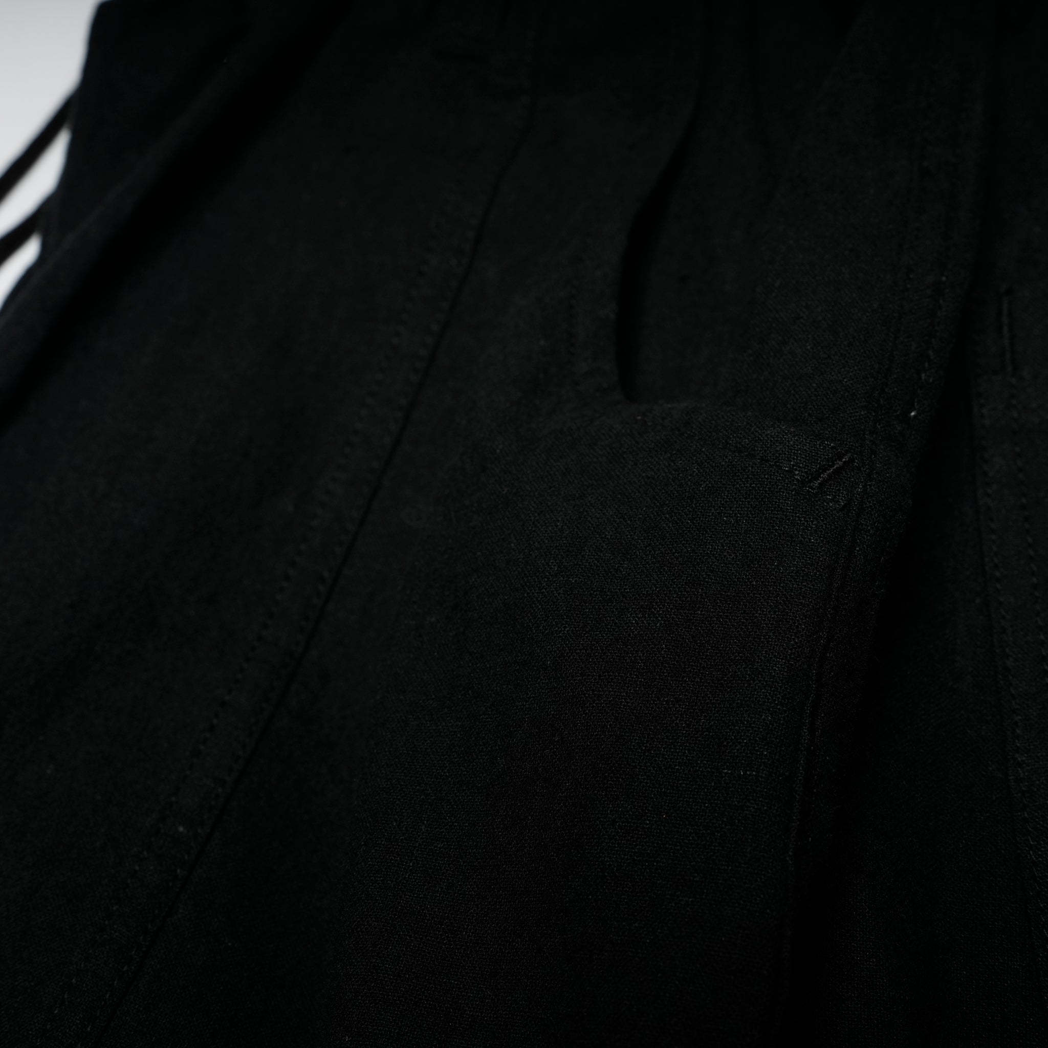 VOO-1223_Black | LINEN BALLOON EZ | Color:Black【VOO_ヴォー】【archive】