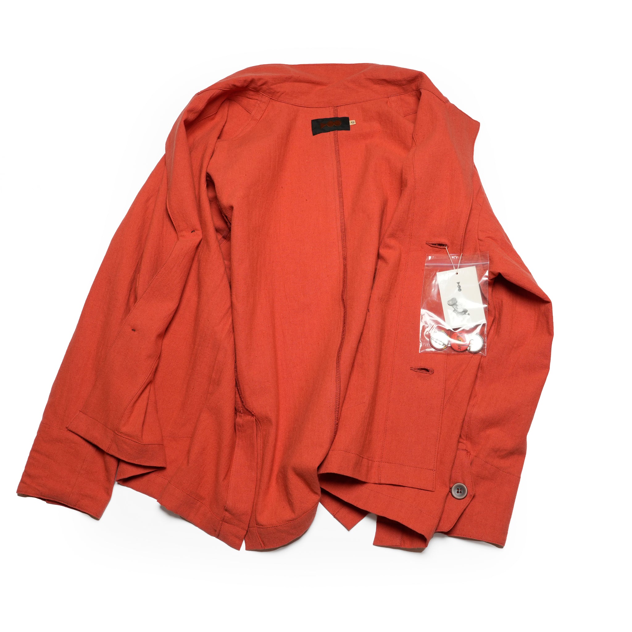 VOO-1222_Soft Red | LINEN 2B JKT | Color:Soft Red【VOO_ヴォー】【archive】