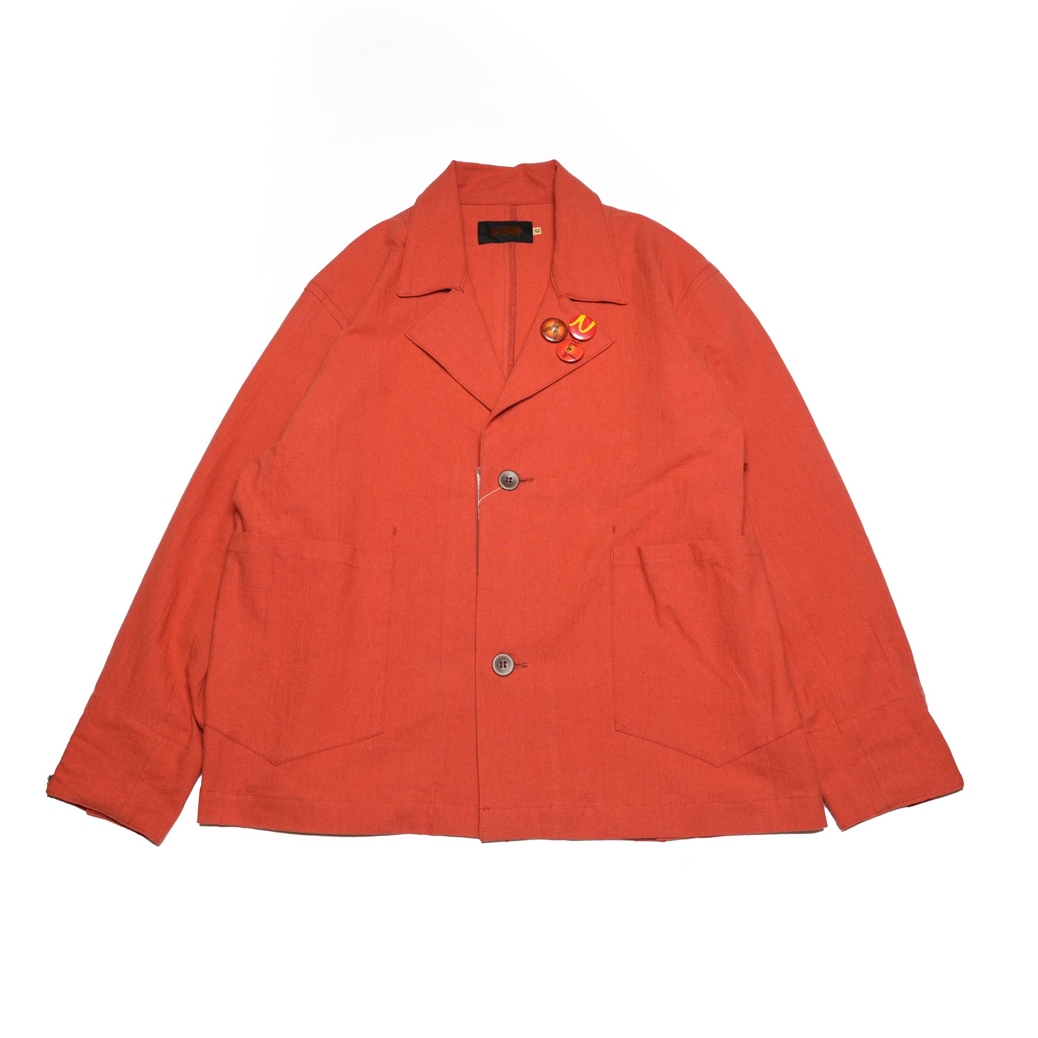 VOO-1222_Soft Red | LINEN 2B JKT | Color:Soft Red【VOO_ヴォー】【archive】