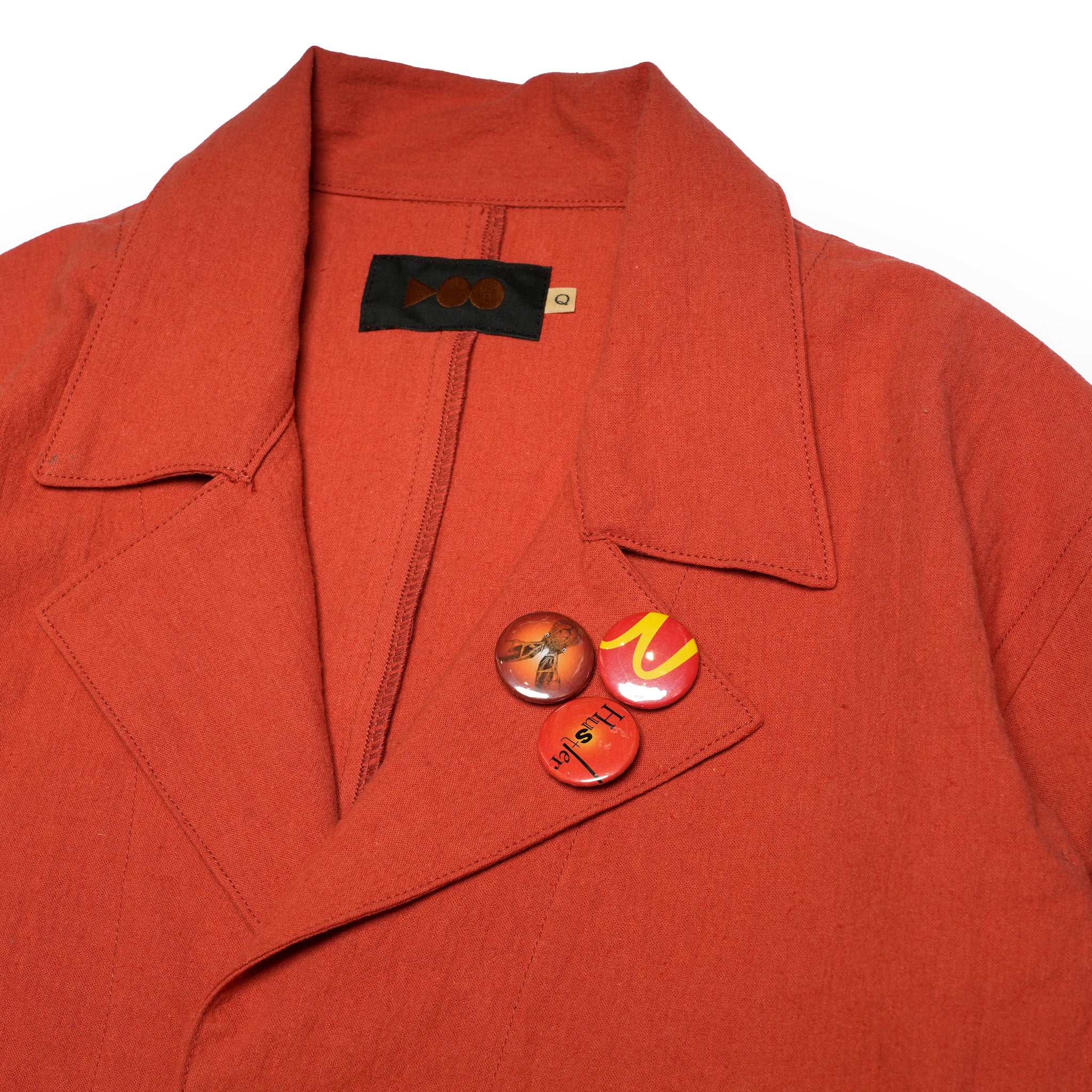 VOO-1222_Soft Red | LINEN 2B JKT | Color:Soft Red【VOO_ヴォー】【archive】