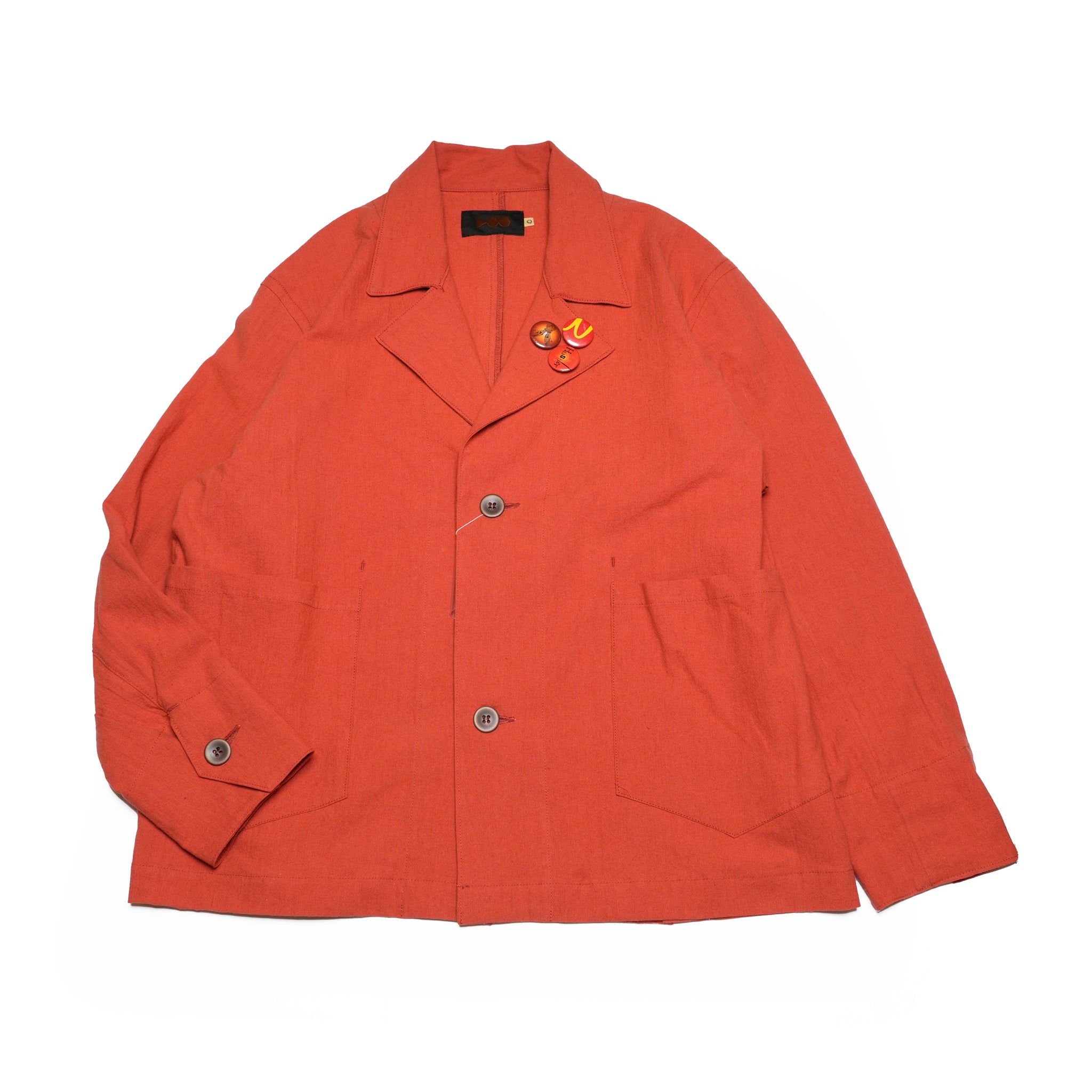VOO-1222_Soft Red | LINEN 2B JKT | Color:Soft Red【VOO_ヴォー】【archive】