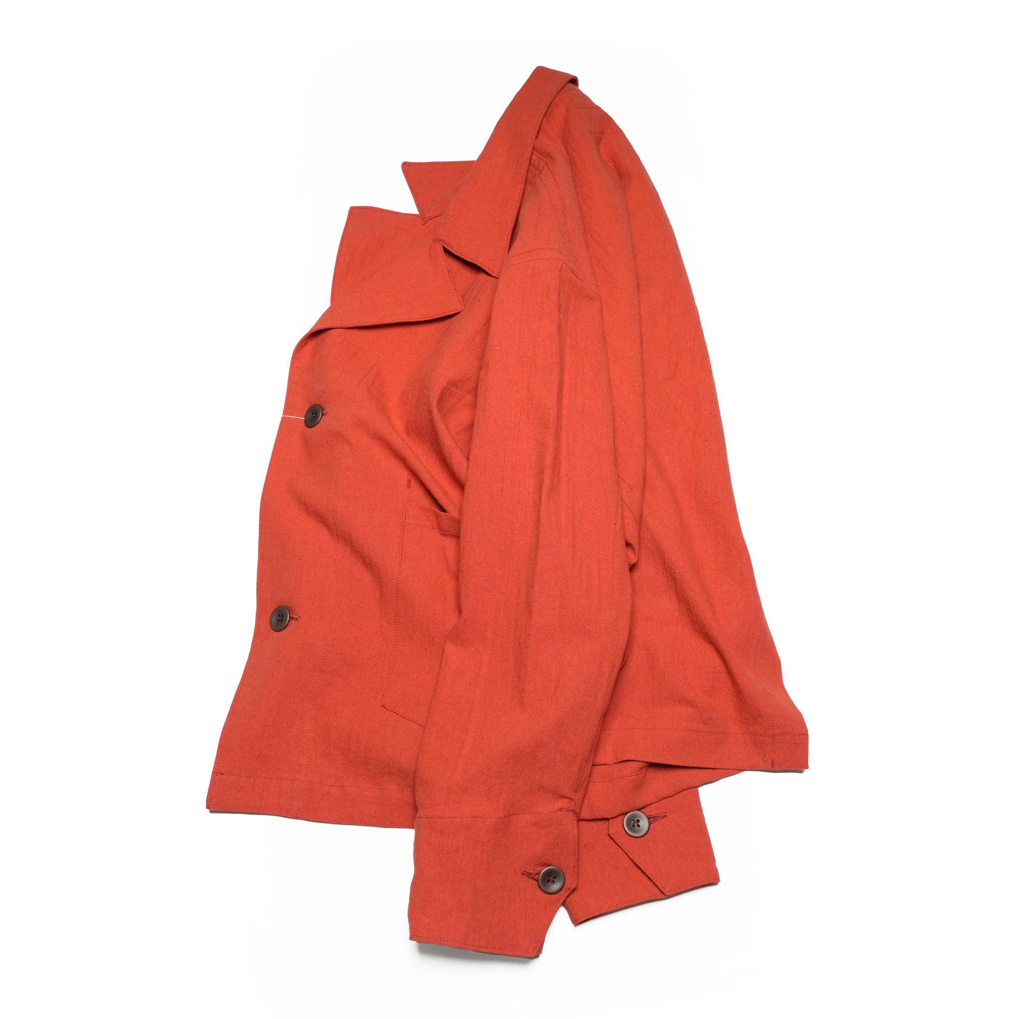 VOO-1222_Soft Red | LINEN 2B JKT | Color:Soft Red【VOO_ヴォー】【archive】