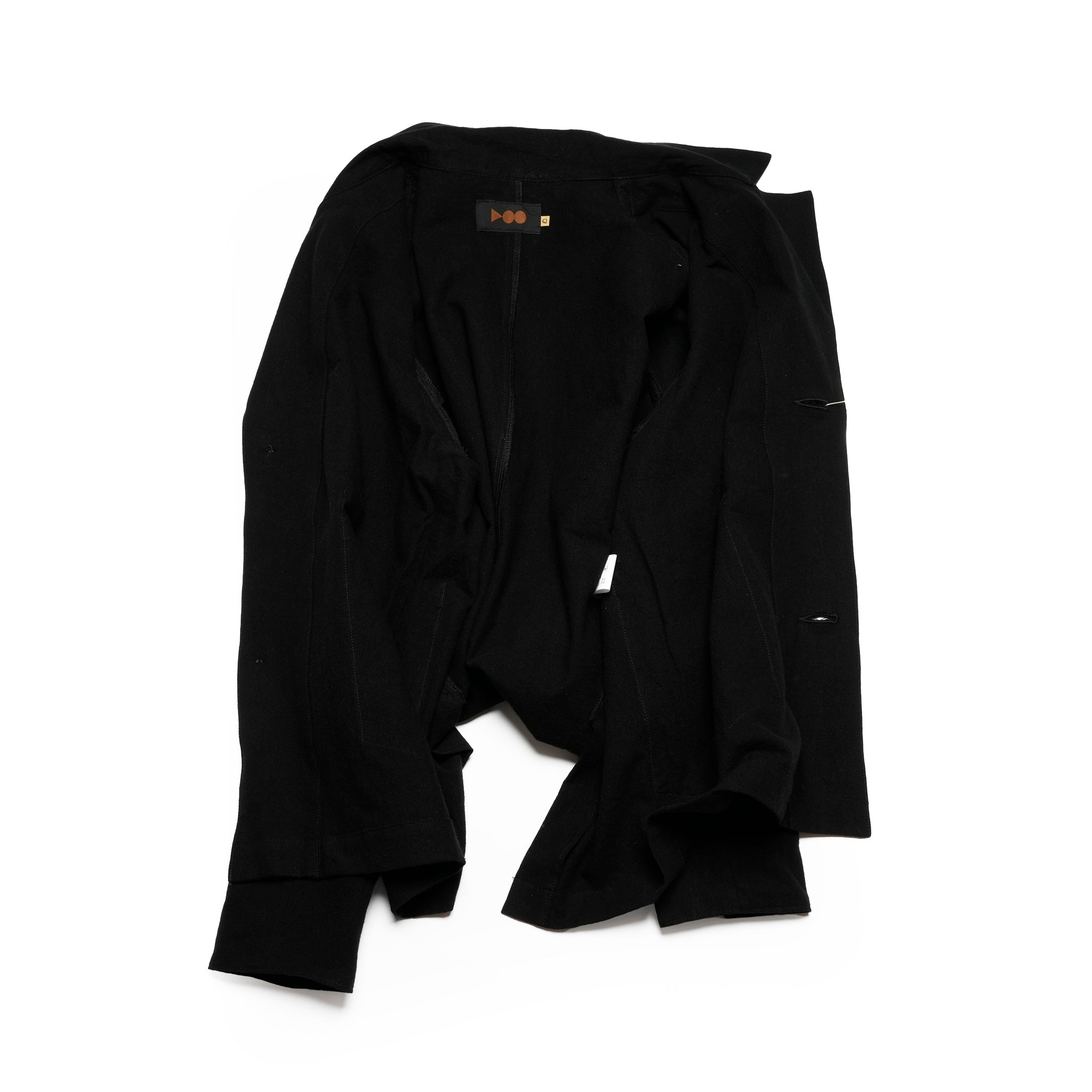 VOO-1222_Black | LINEN 2B JKT | Color:Black【VOO_ヴォー】【archive】