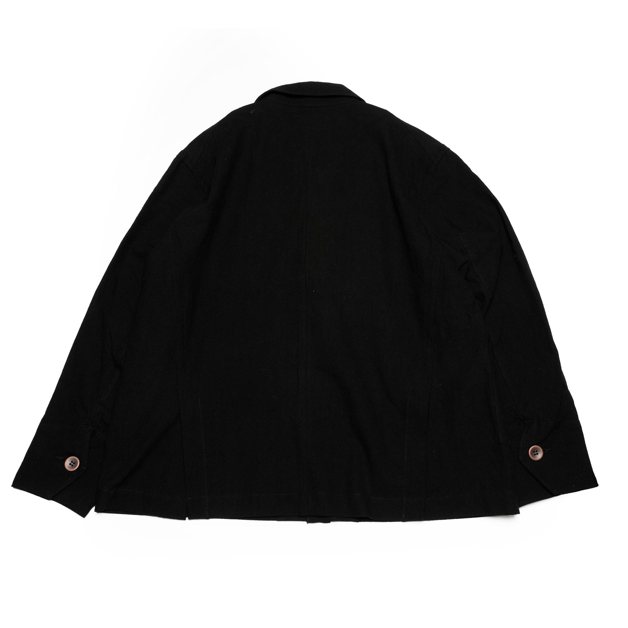 VOO-1222_Black | LINEN 2B JKT | Color:Black【VOO_ヴォー】【archive】