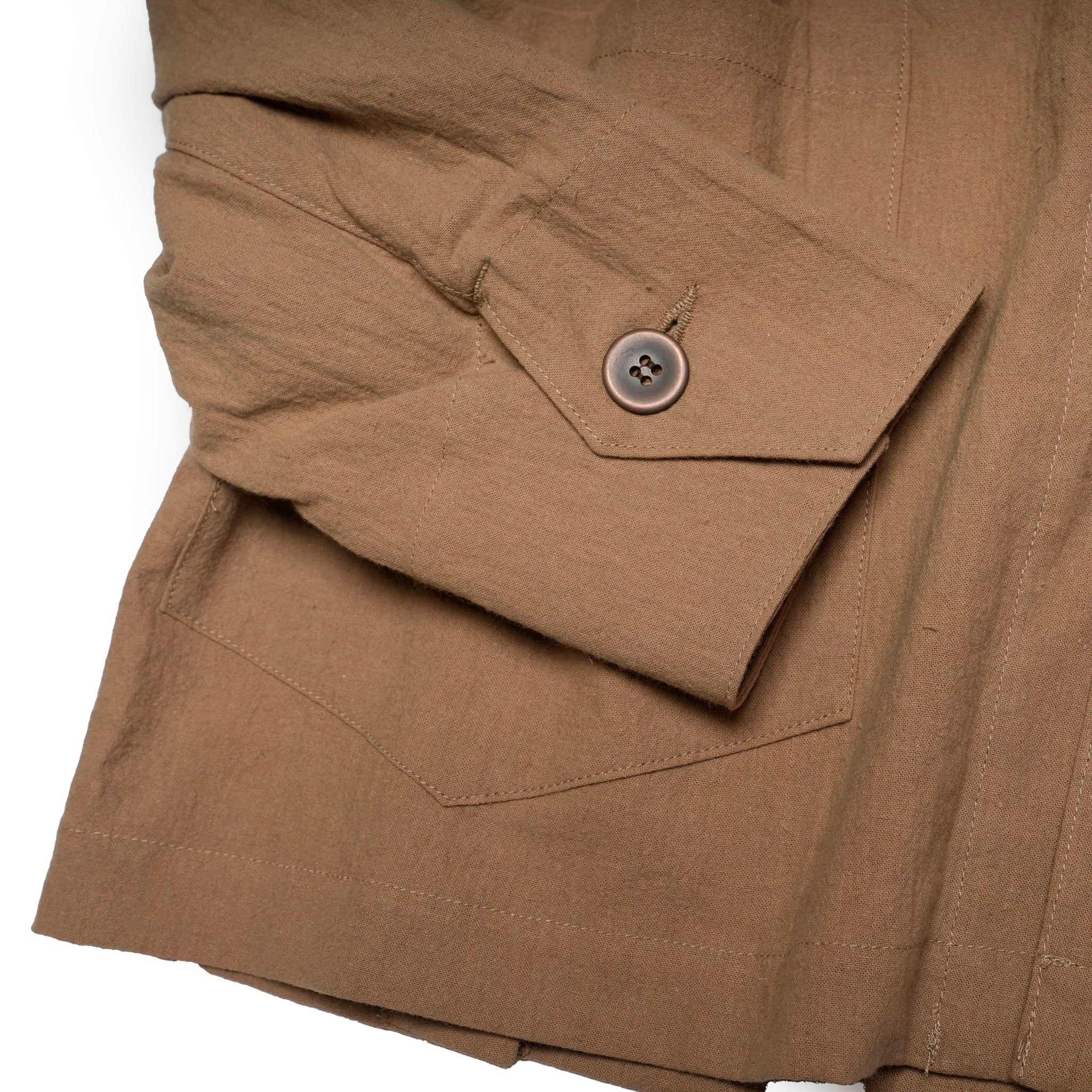 VOO-1222_Camel | LINEN 2B JKT | Color:Camel【VOO_ヴォー】
