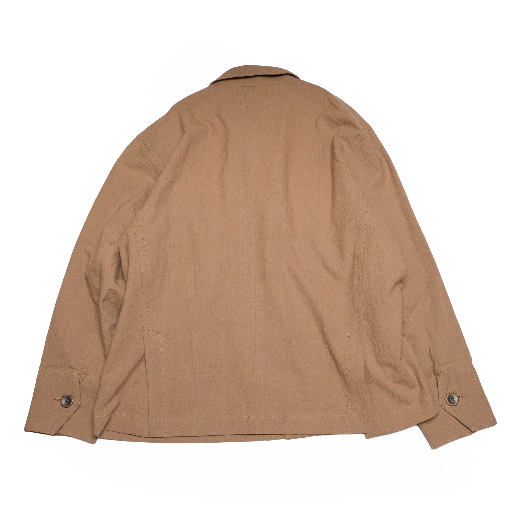 VOO-1222_Camel | LINEN 2B JKT | Color:Camel【VOO_ヴォー】