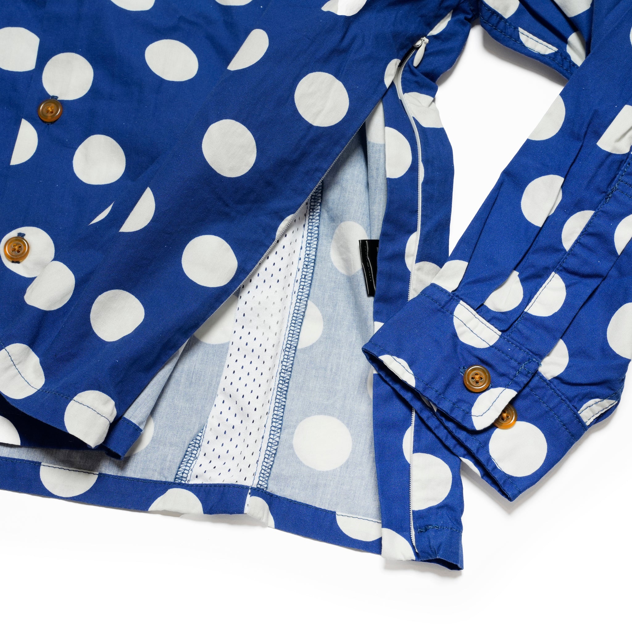 Herb | Polka dot open collar shirt | Color_Navy | No_cbc-imst-86a_navy【IMPRESTORE_インプレストア】