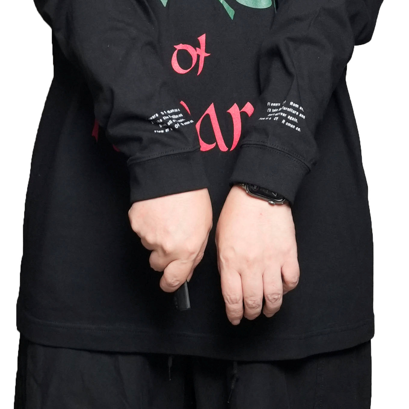 24-3-ct05 | FLOWERS OF ROMANCE L/S  BLACK【ORIGINAL JOHN_オリジナルジョン】【ネコポス選択可能】