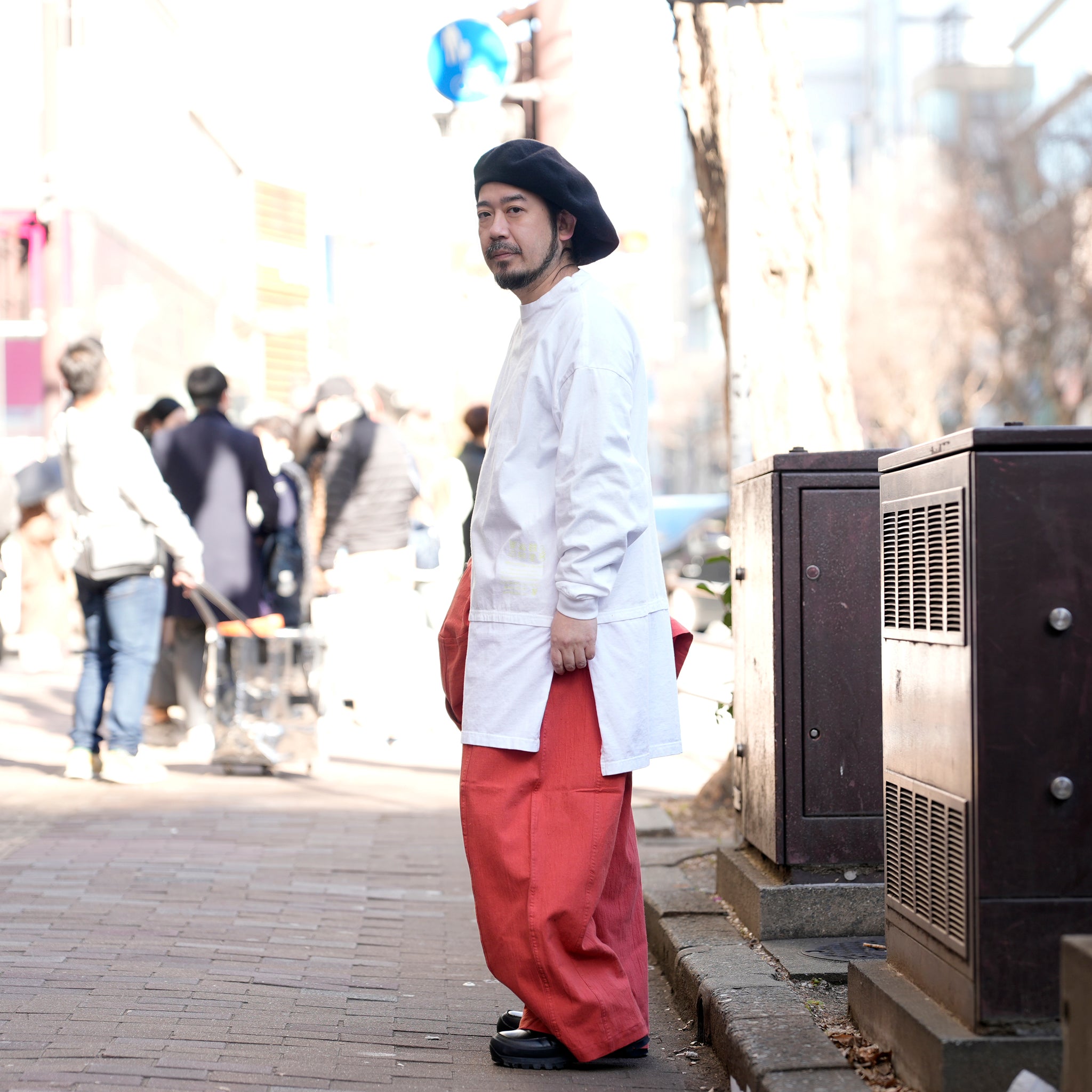 VOO-1222_Soft Red | LINEN 2B JKT | Color:Soft Red【VOO_ヴォー】【archive】