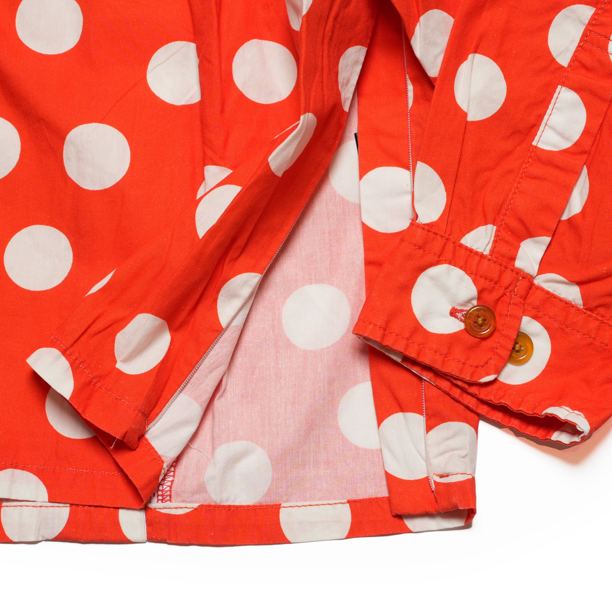 Herb | Polka dot open collar shirt | Color_Red | No_cbc-imst-86a_red【IMPRESTORE_インプレストア】