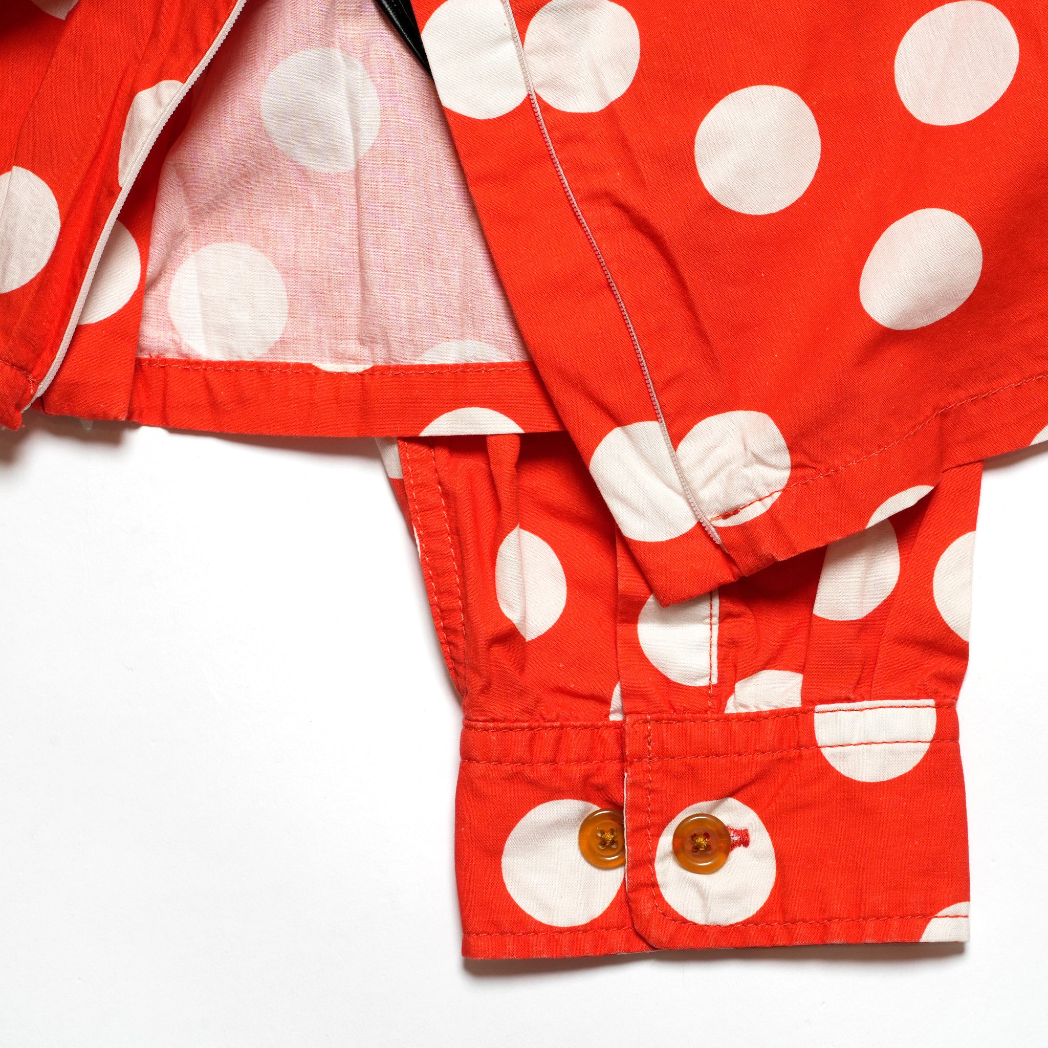 Herb | Polka dot open collar shirt | Color_Red | No_cbc-imst-86a_red【IMPRESTORE_インプレストア】